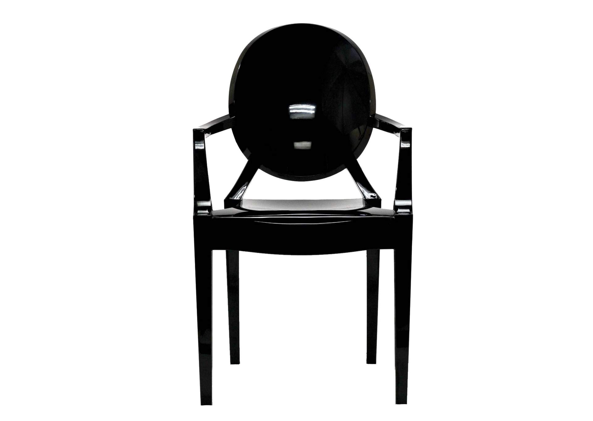 Black Casper Arm Dining Chairs [Set of 2],Modway