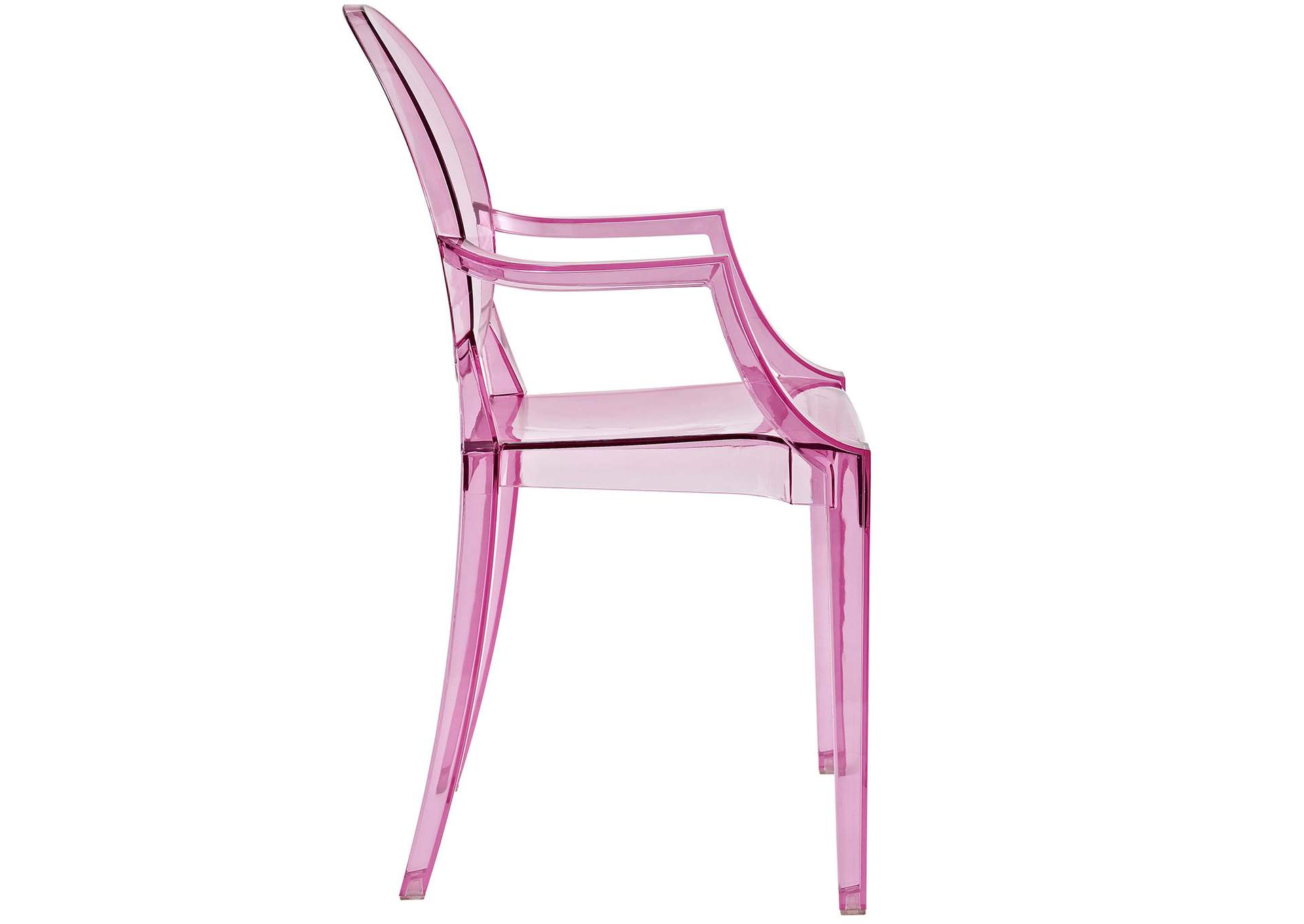 Pink Casper Arm Dining Chairs [Set of 2],Modway