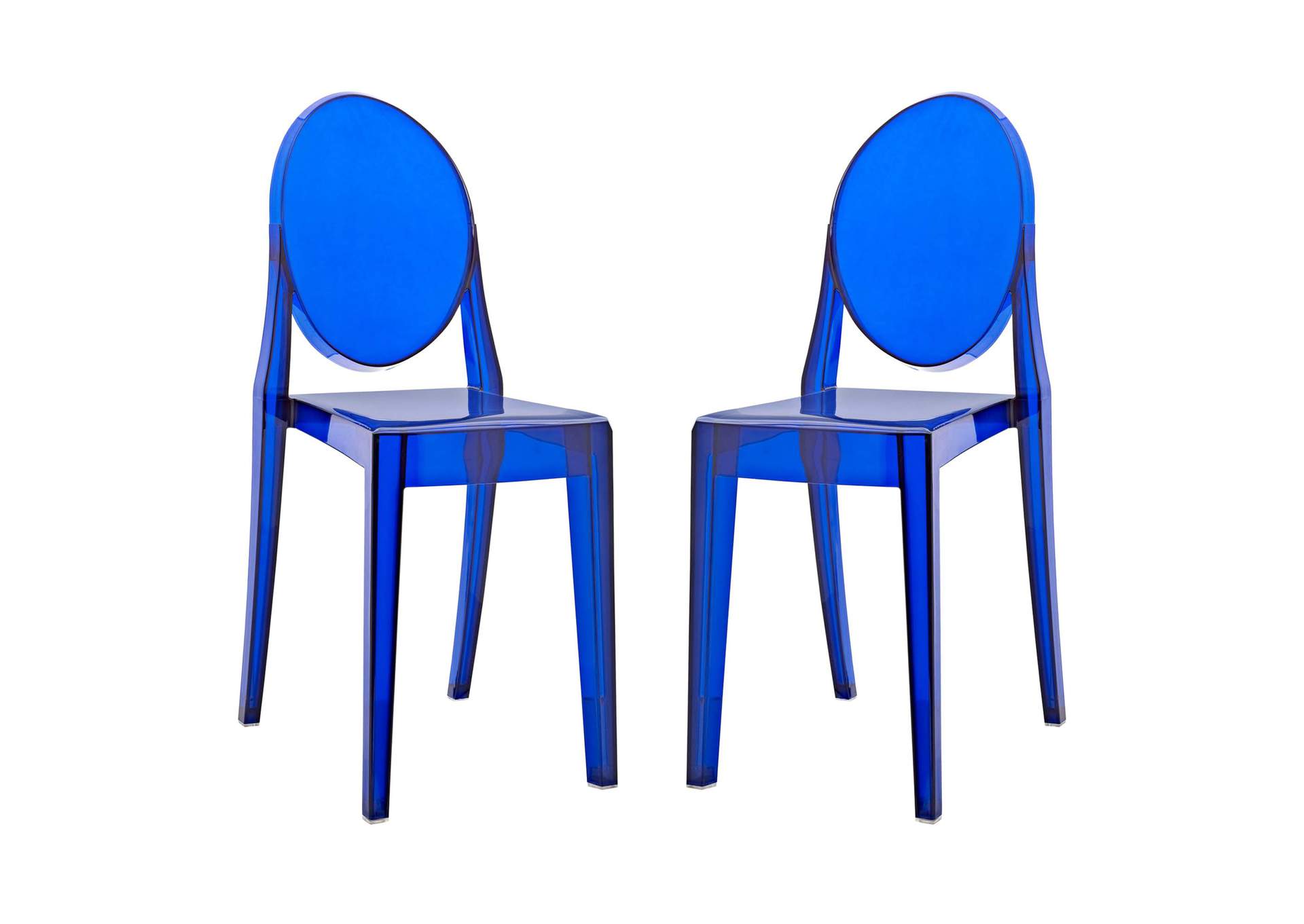 Blue Casper Dining Chairs [Set of 2],Modway