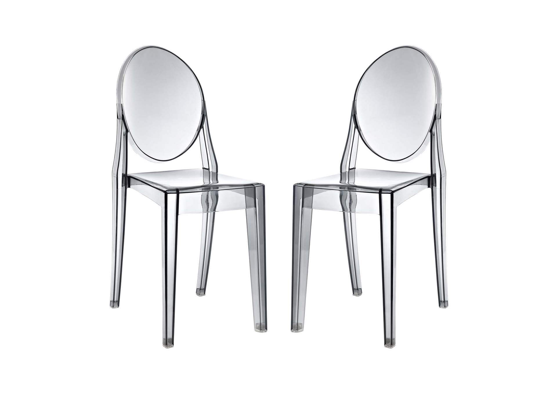 Smoke Casper Dining Chairs [Set of 2],Modway