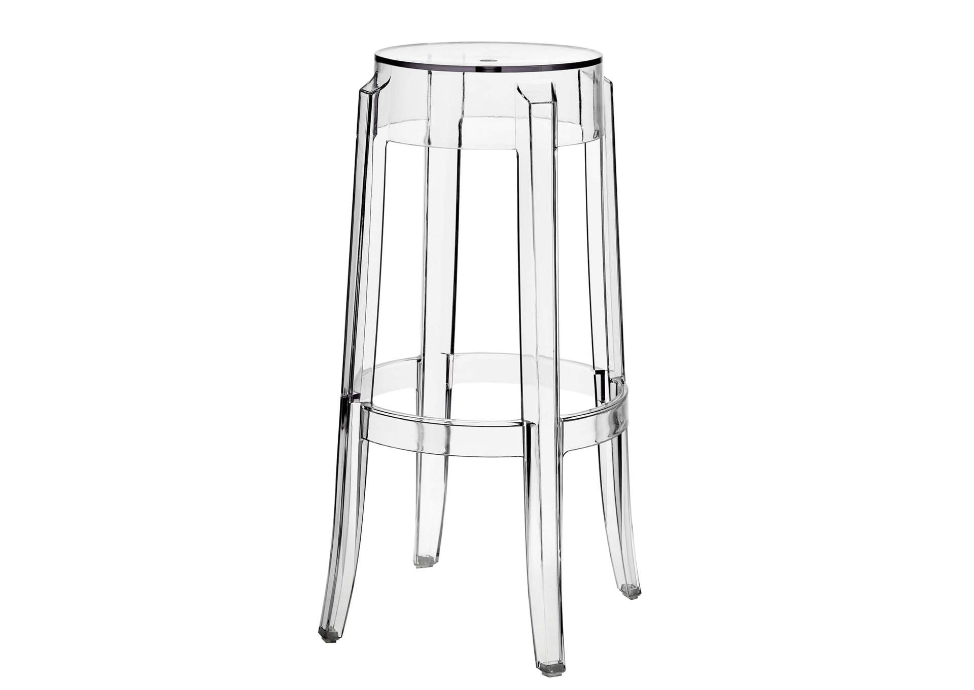 Clear Casper Bar Stool [Set of 2],Modway