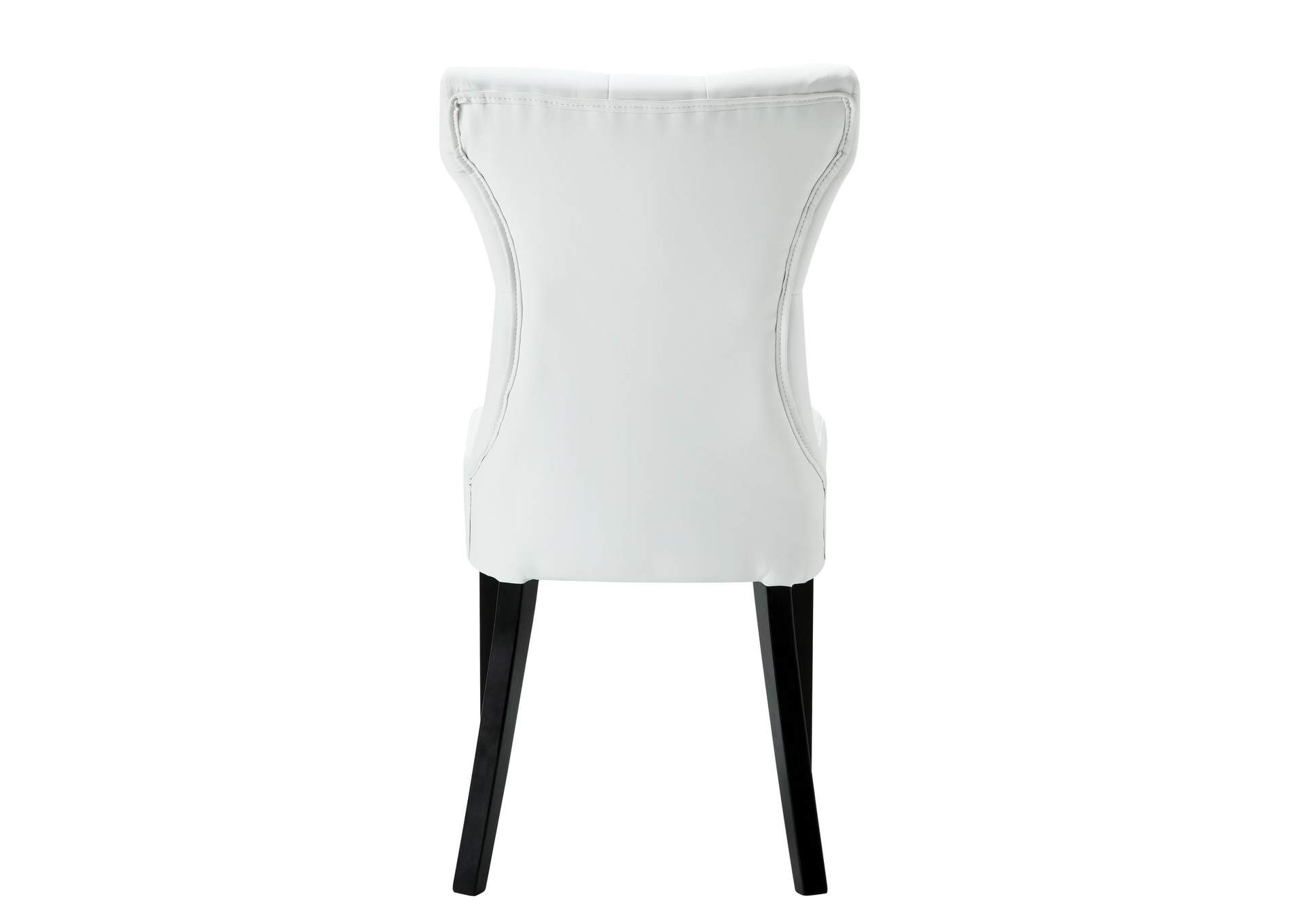 White Silhouette Dining Chairs [Set of 2],Modway