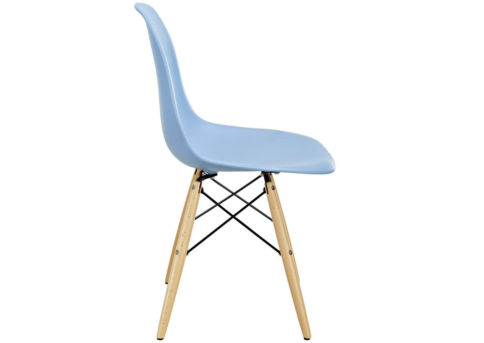 Light Blue Pyramid Dining Side Chairs [Set of 2],Modway