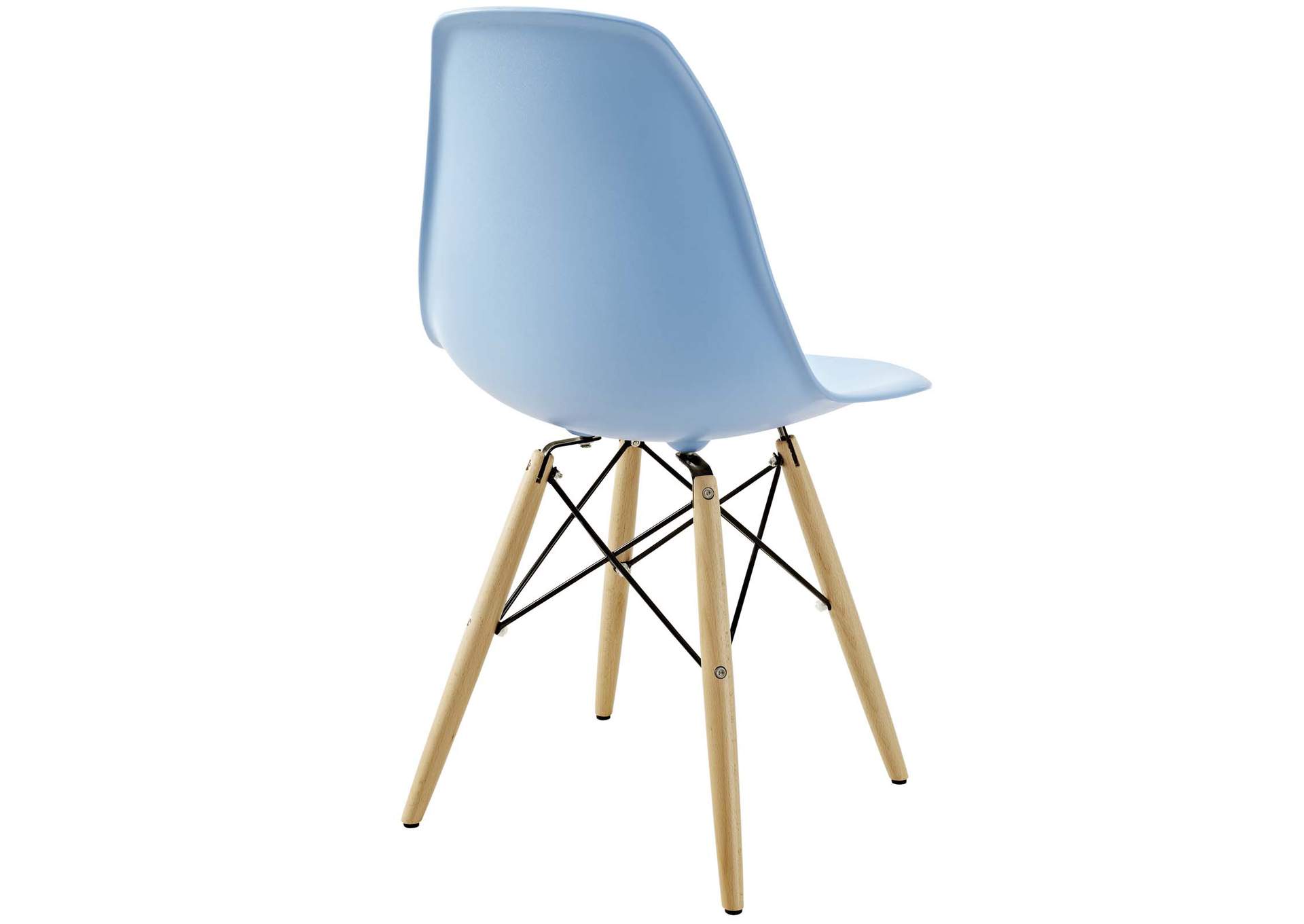 Light Blue Pyramid Dining Side Chairs [Set of 2],Modway