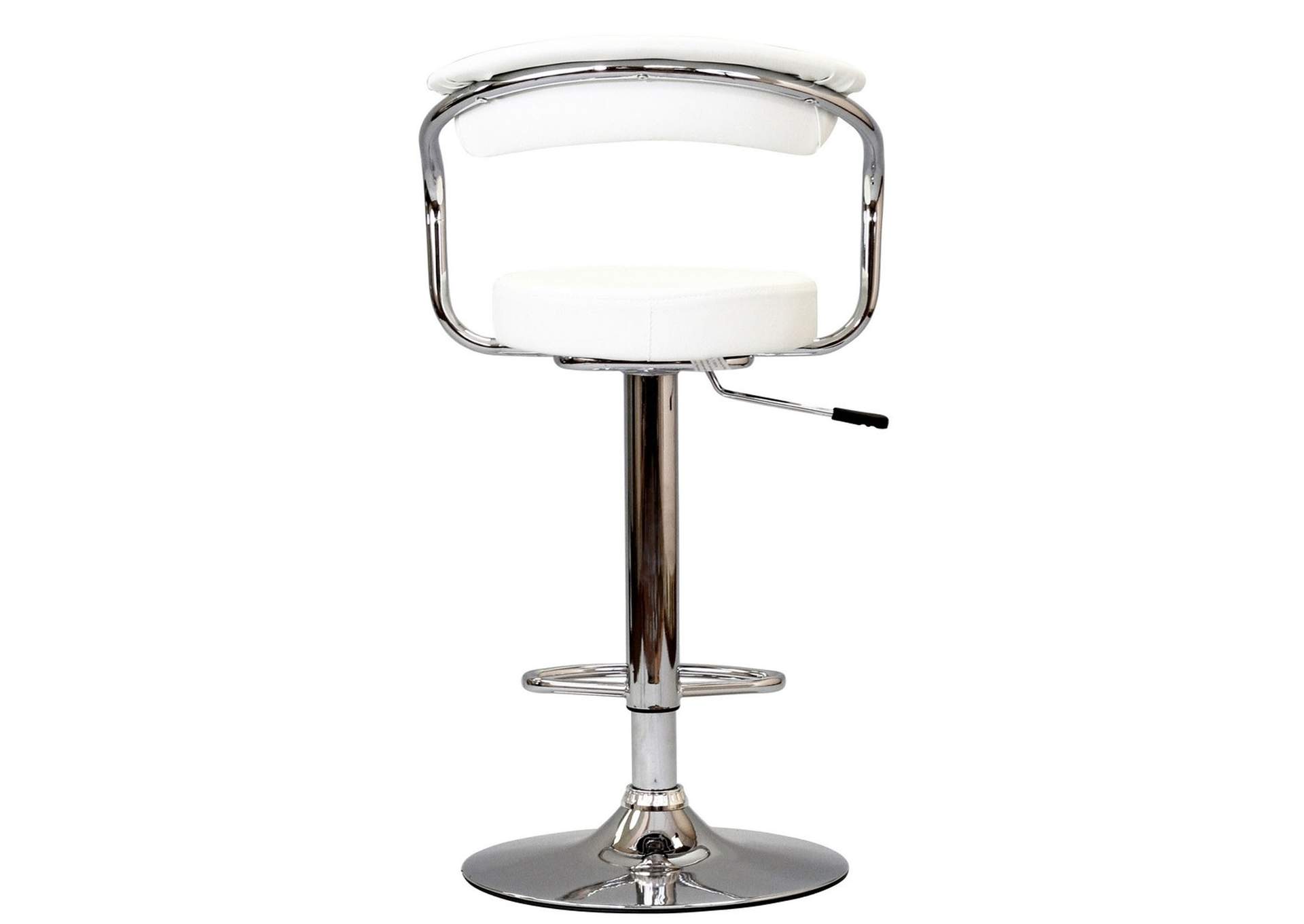 White Diner Bar Stool [Set of 2],Modway