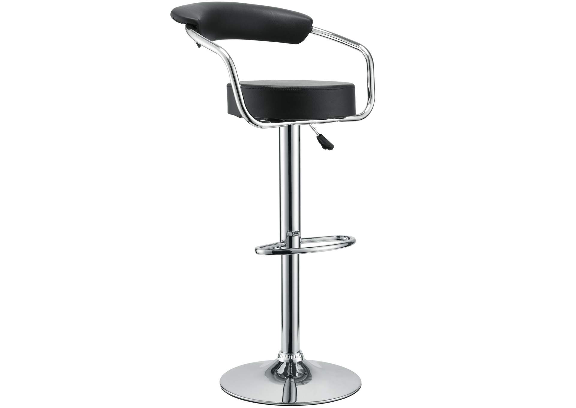Black Diner Bar Stool [Set of 3],Modway
