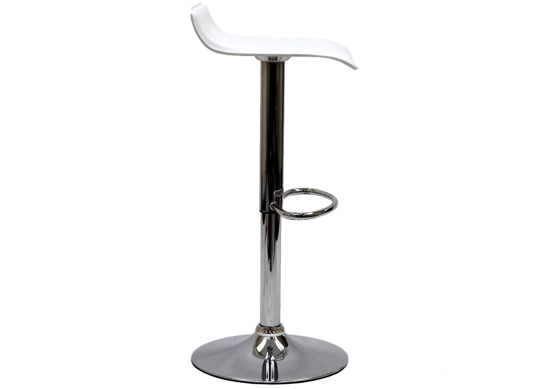 White Gloria Bar Stool [Set of 2],Modway