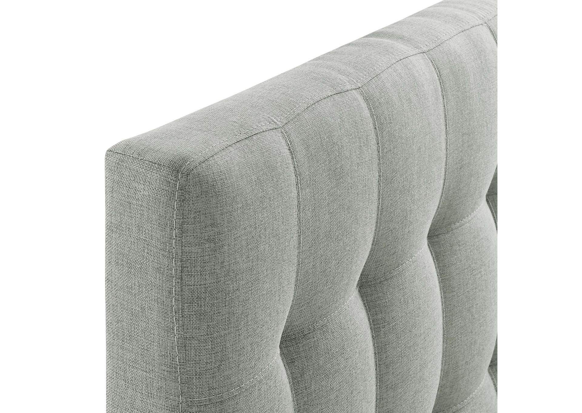Lily Gray Twin Upholstered Fabric Headboard,Modway