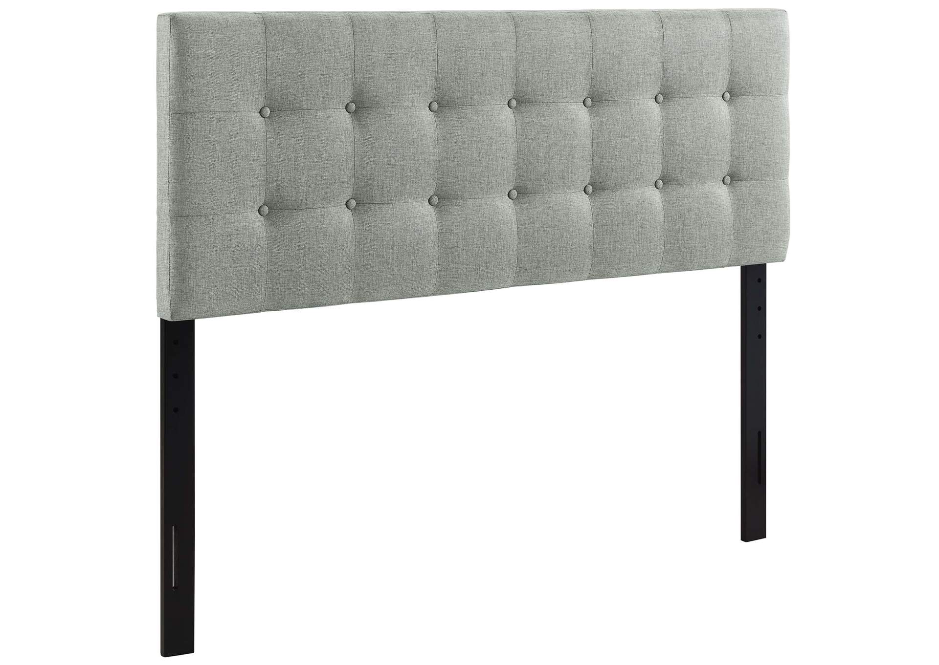 Emily Gray King Upholstered Fabric Headboard,Modway