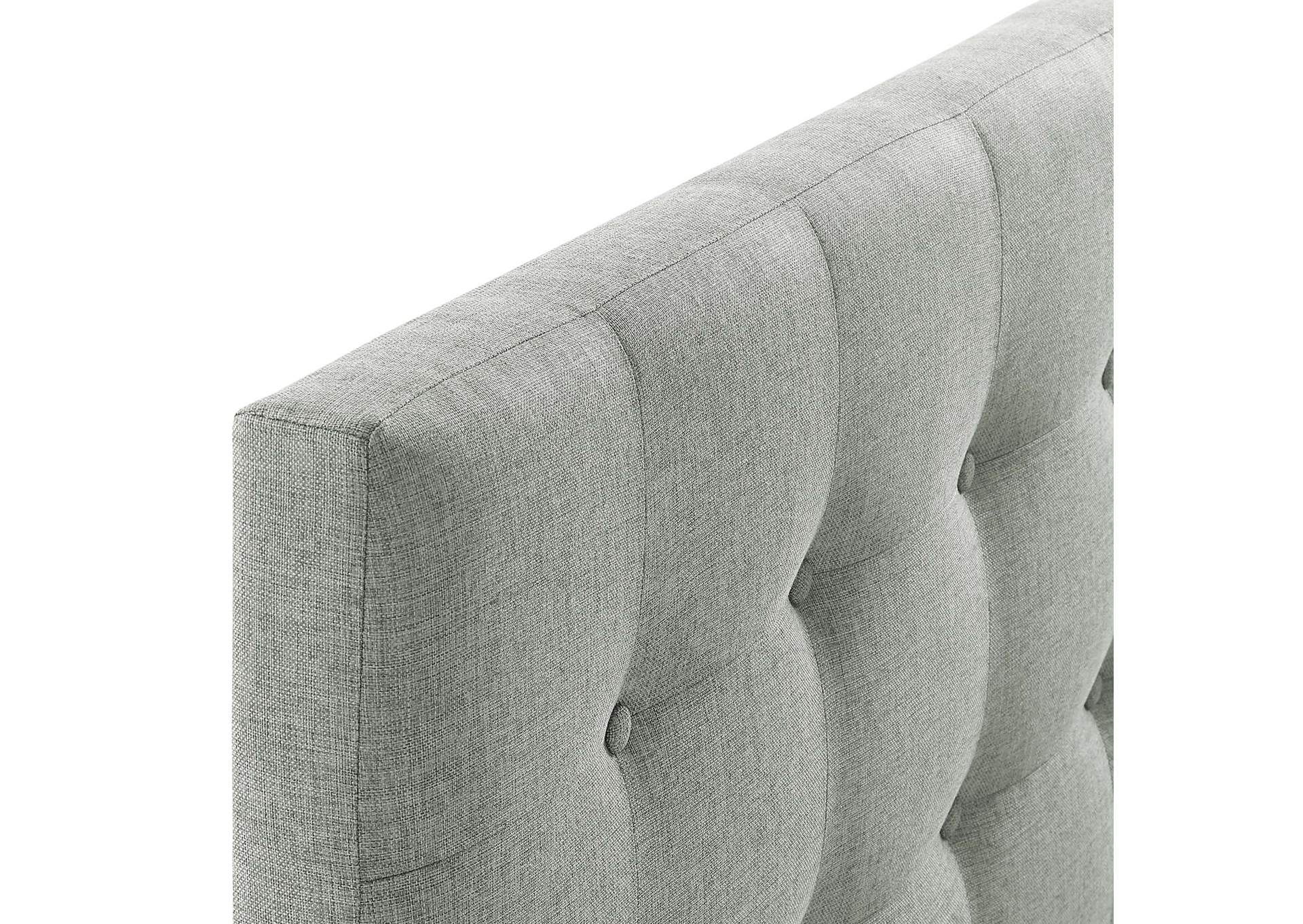 Emily Gray King Upholstered Fabric Headboard,Modway