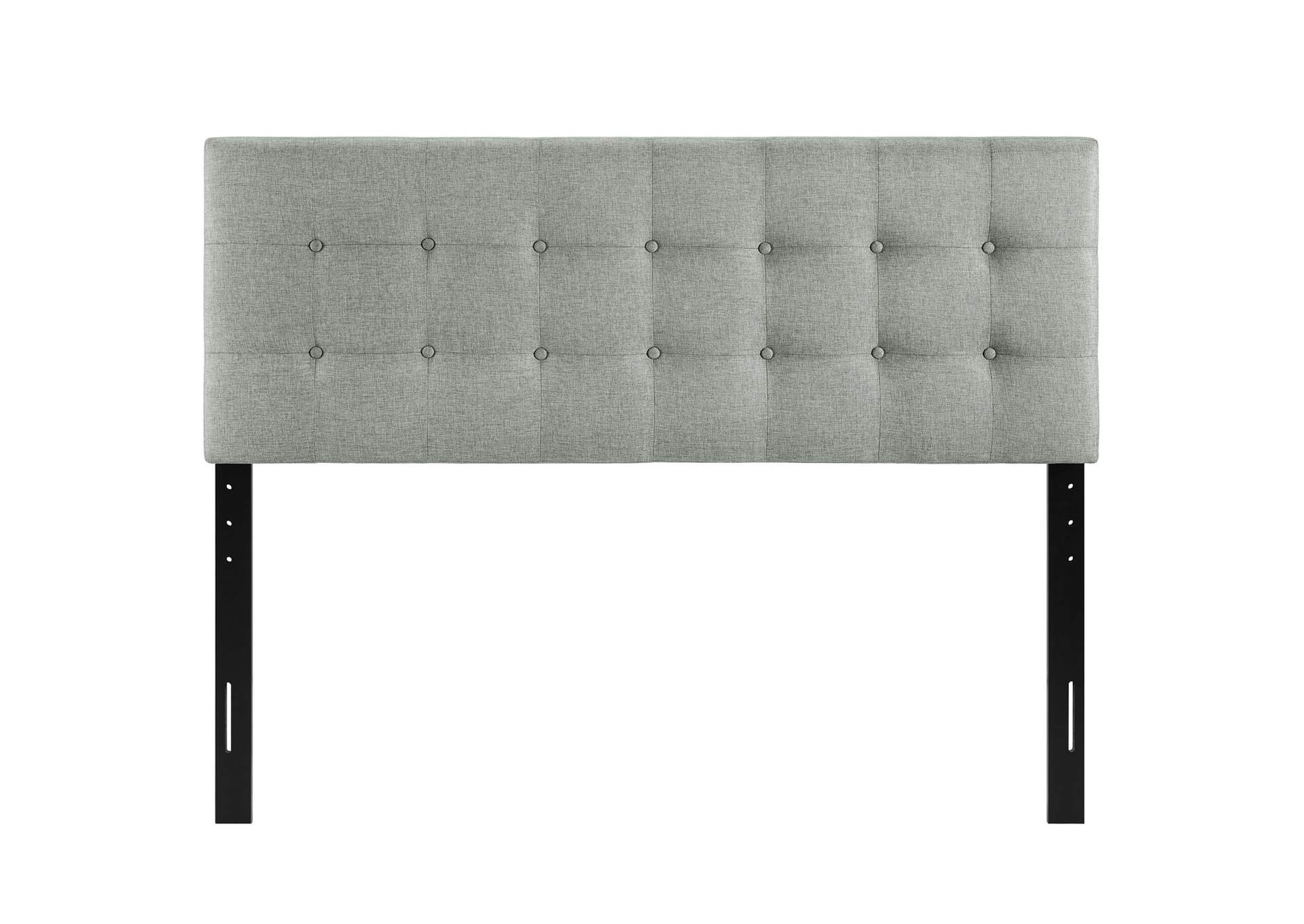 Emily Gray King Upholstered Fabric Headboard,Modway