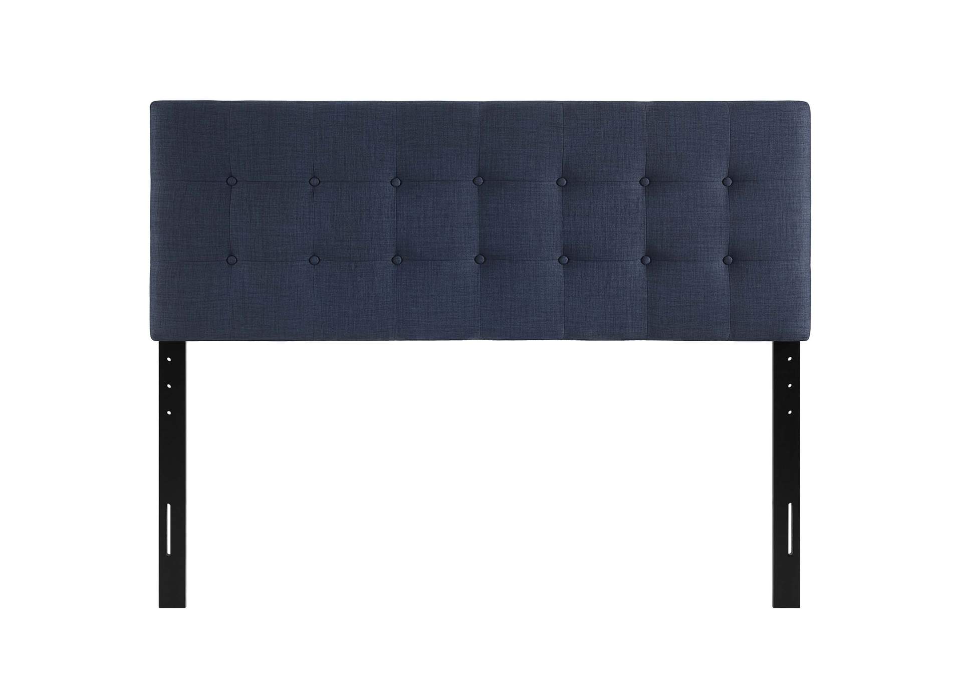 Emily Navy King Upholstered Fabric Headboard,Modway