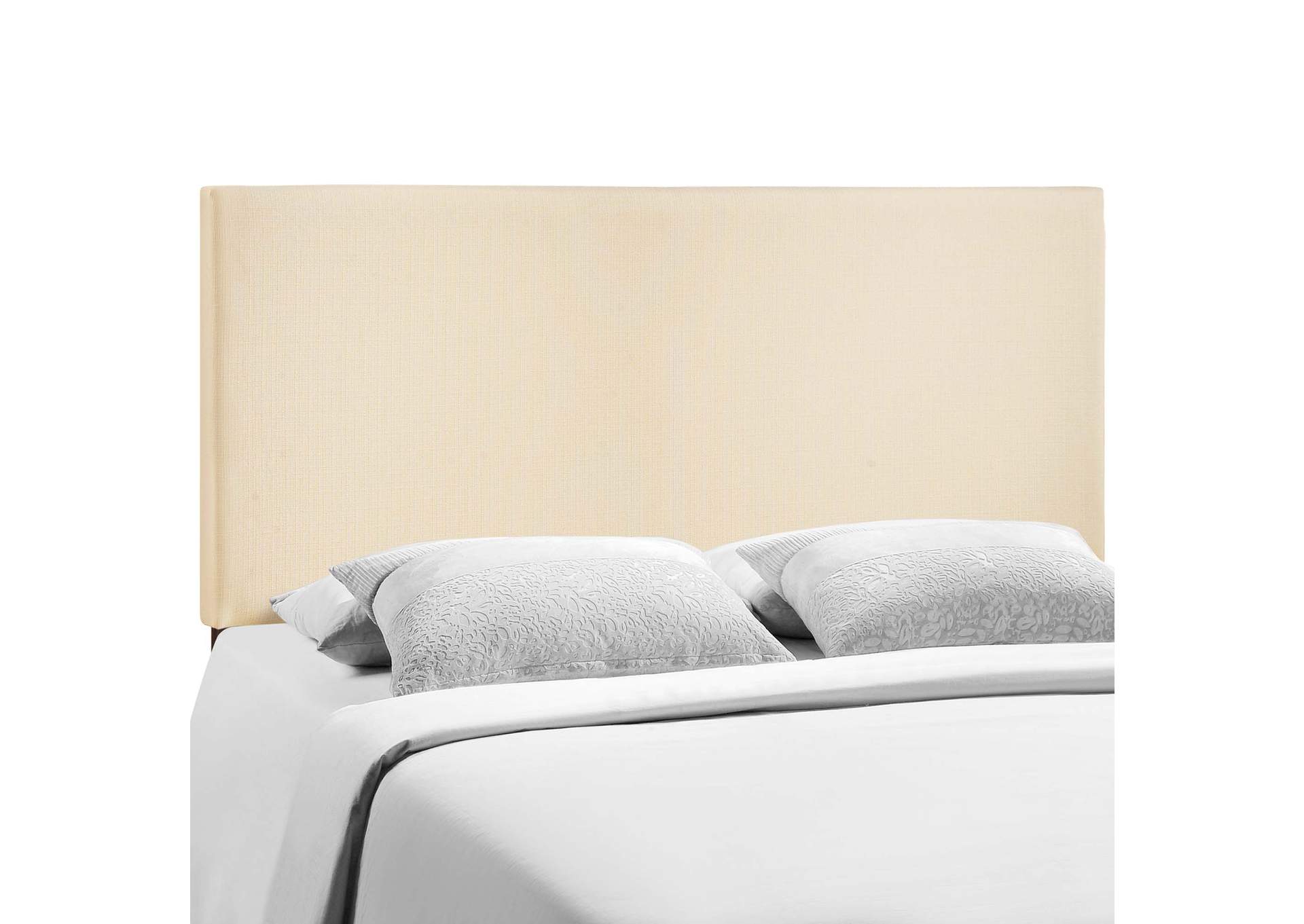 Region Ivory Queen Upholstered Headboard,Modway
