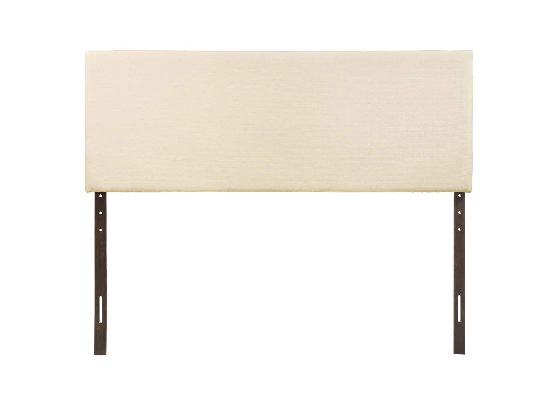 Region Ivory Queen Upholstered Headboard,Modway