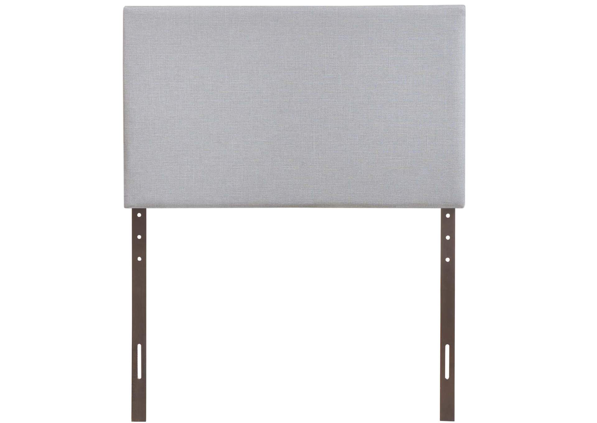 Region Sky Gray Twin Upholstered Fabric Headboard,Modway