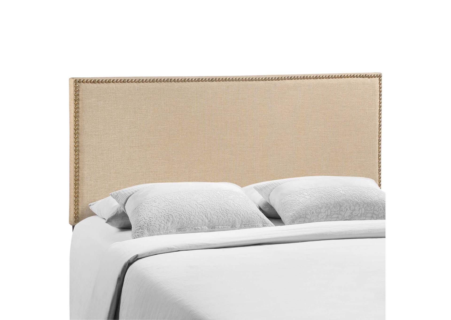 Region Cafe Nailhead Queen Upholstered Headboard,Modway