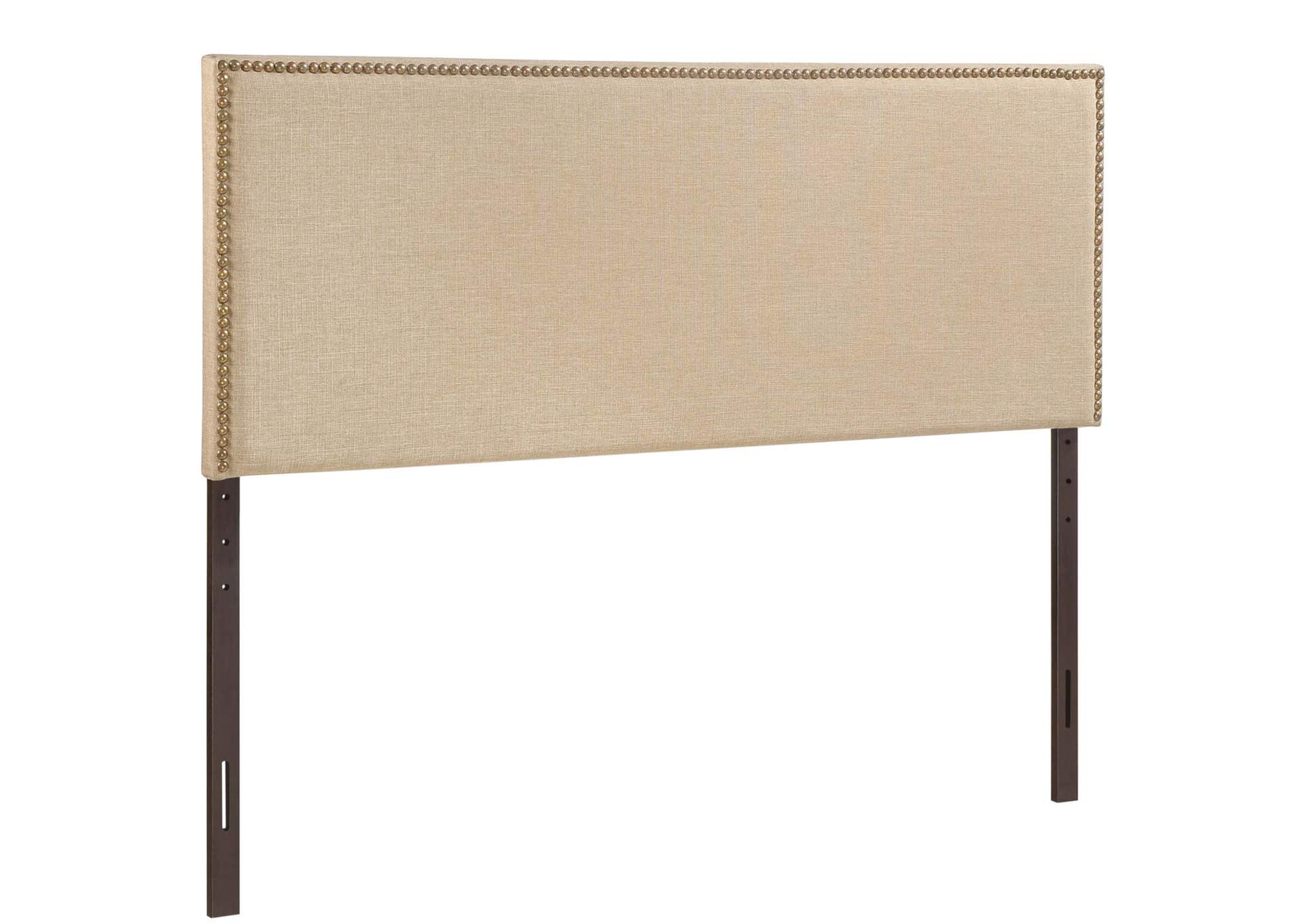 Region Cafe Nailhead Queen Upholstered Headboard,Modway