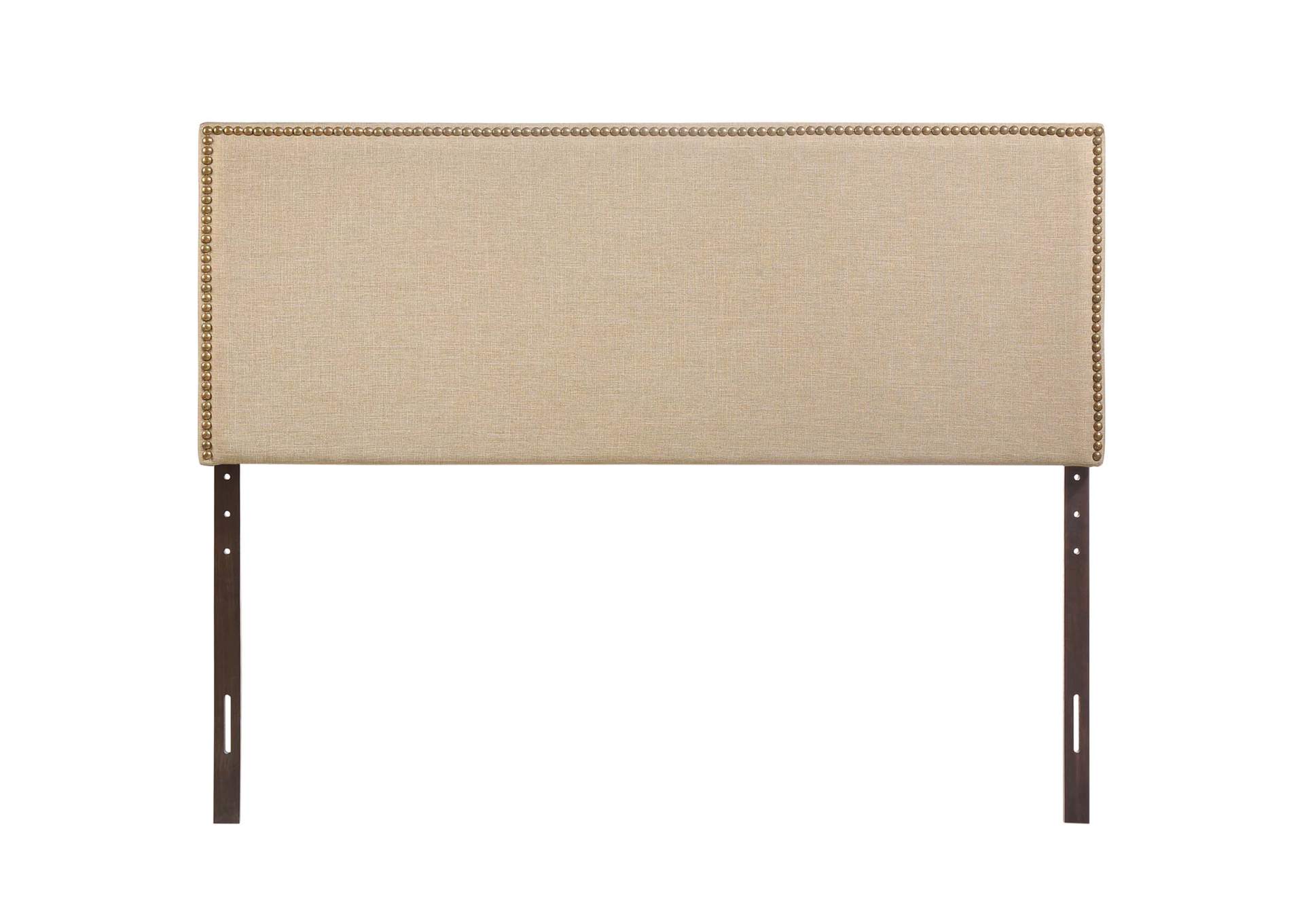 Region Cafe Nailhead Queen Upholstered Headboard,Modway