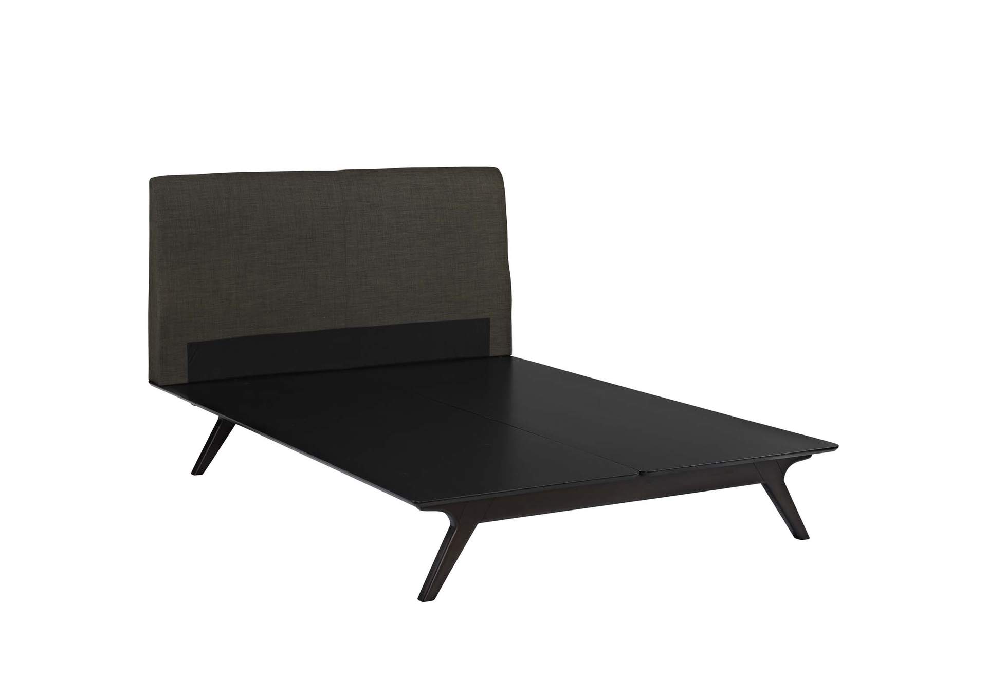 Cappuccino Brown Tracy Queen Bed,Modway