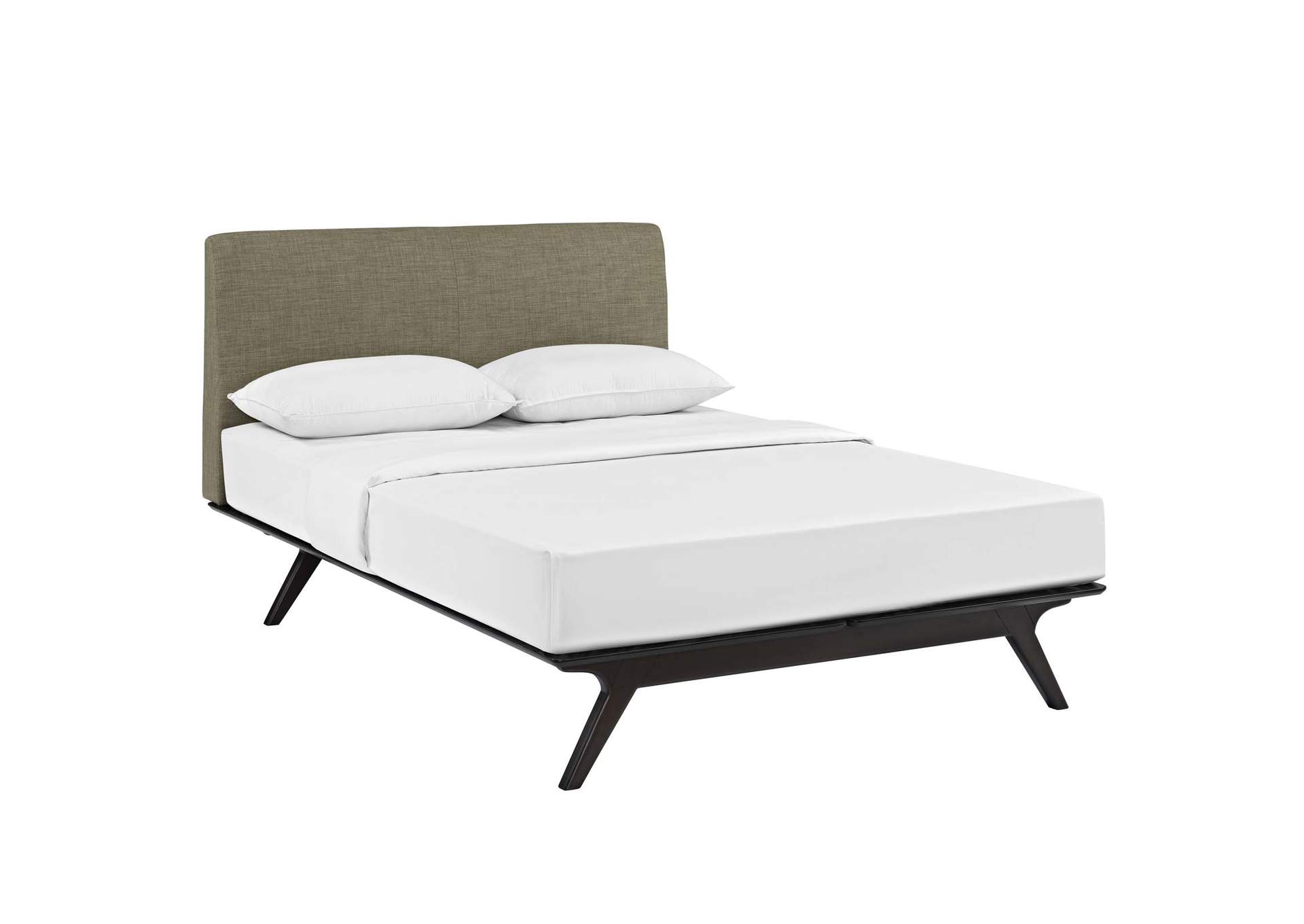 Cappuccino Latte Tracy Queen Bed,Modway