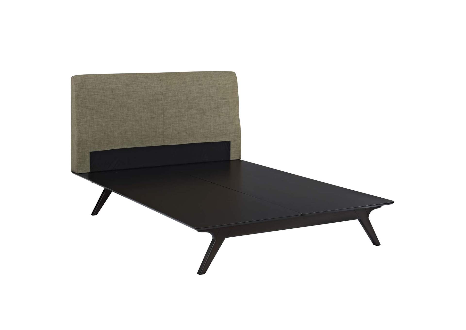 Cappuccino Latte Tracy Queen Bed,Modway
