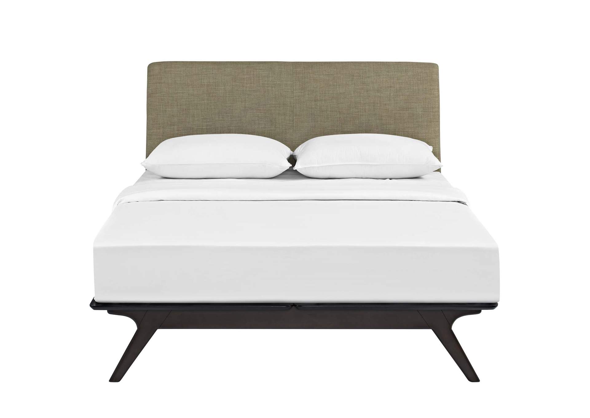 Cappuccino Latte Tracy Queen Bed,Modway