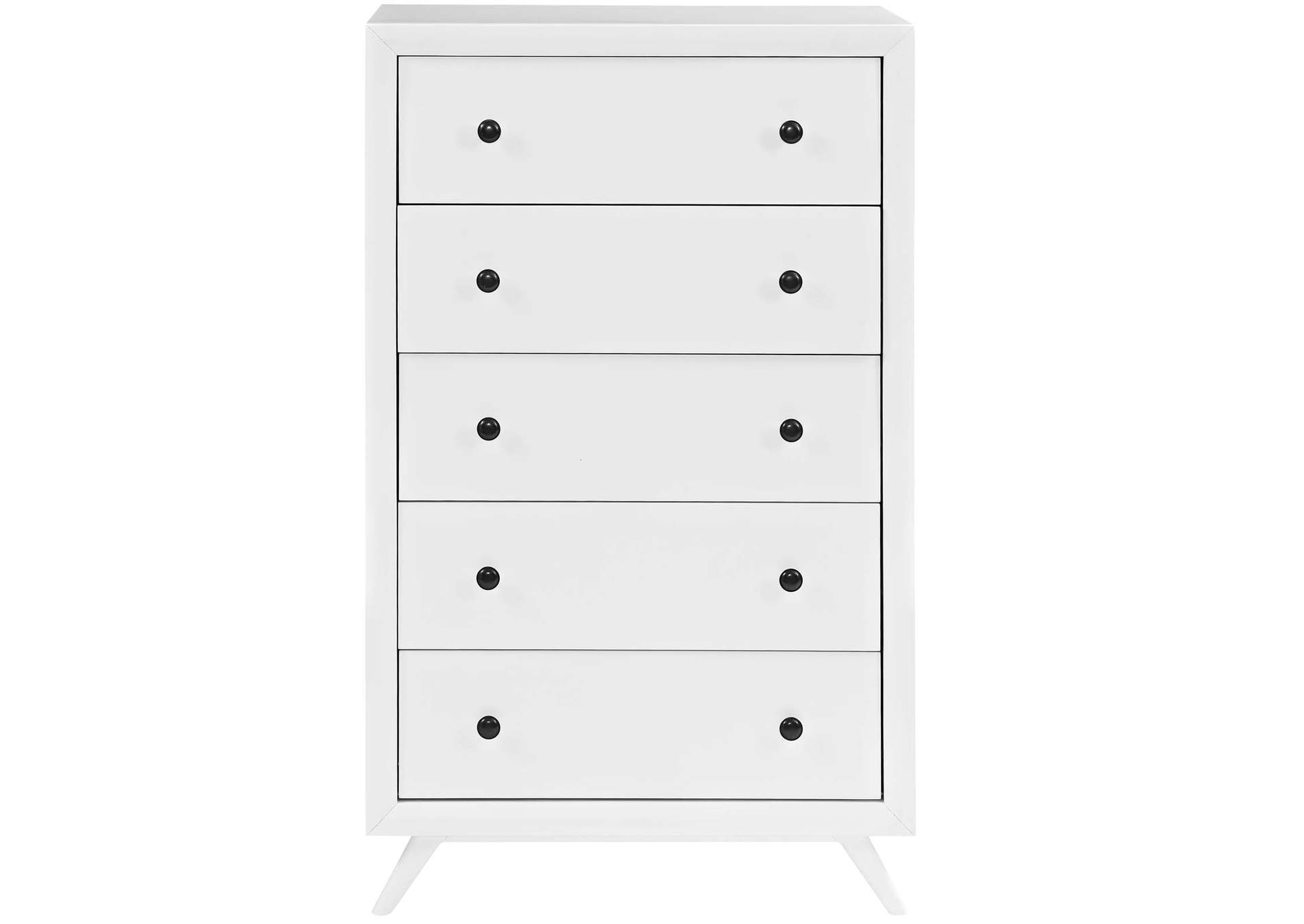 White Tracy Chest,Modway