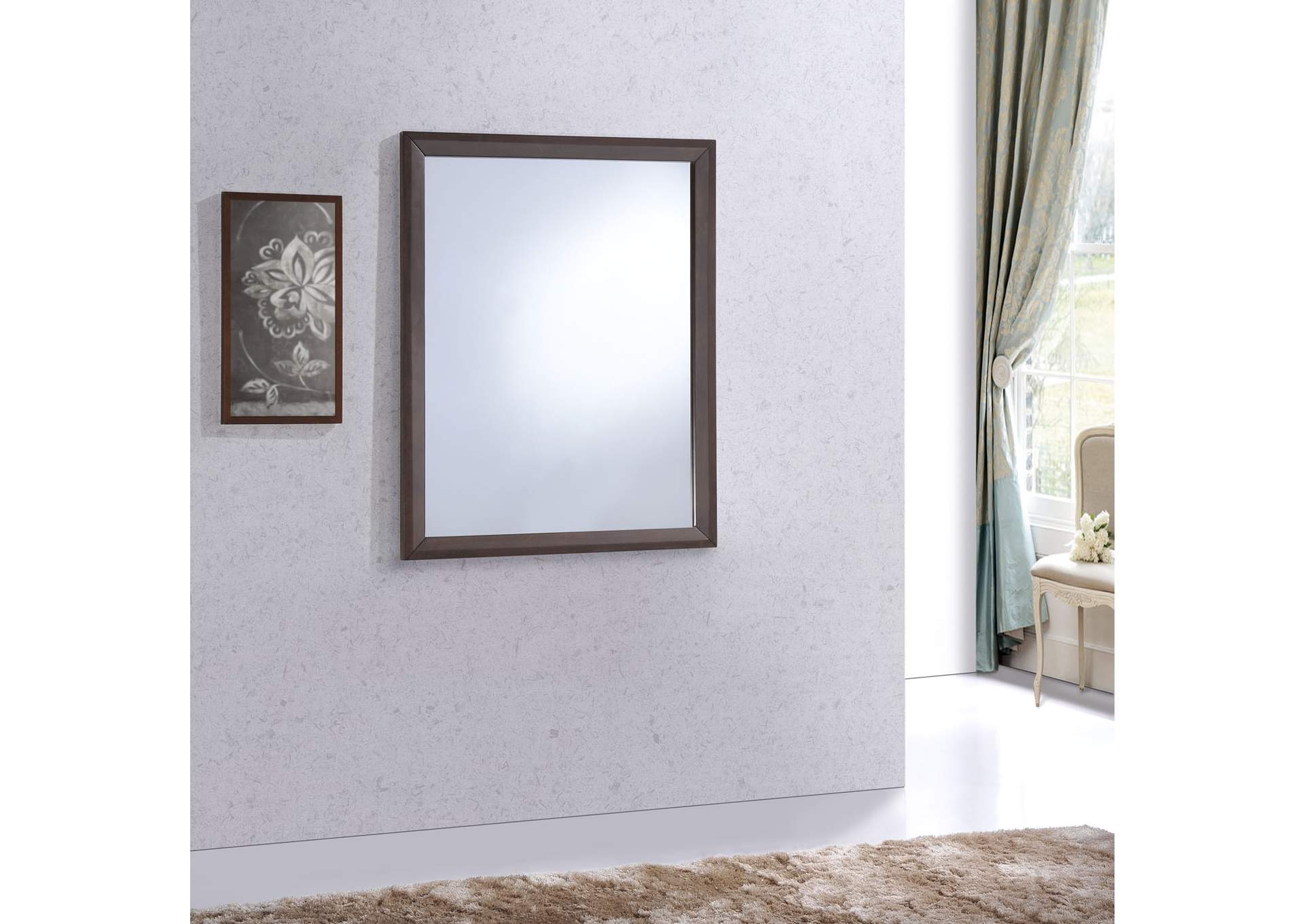 Tracy Cappuccino Mirror,Modway