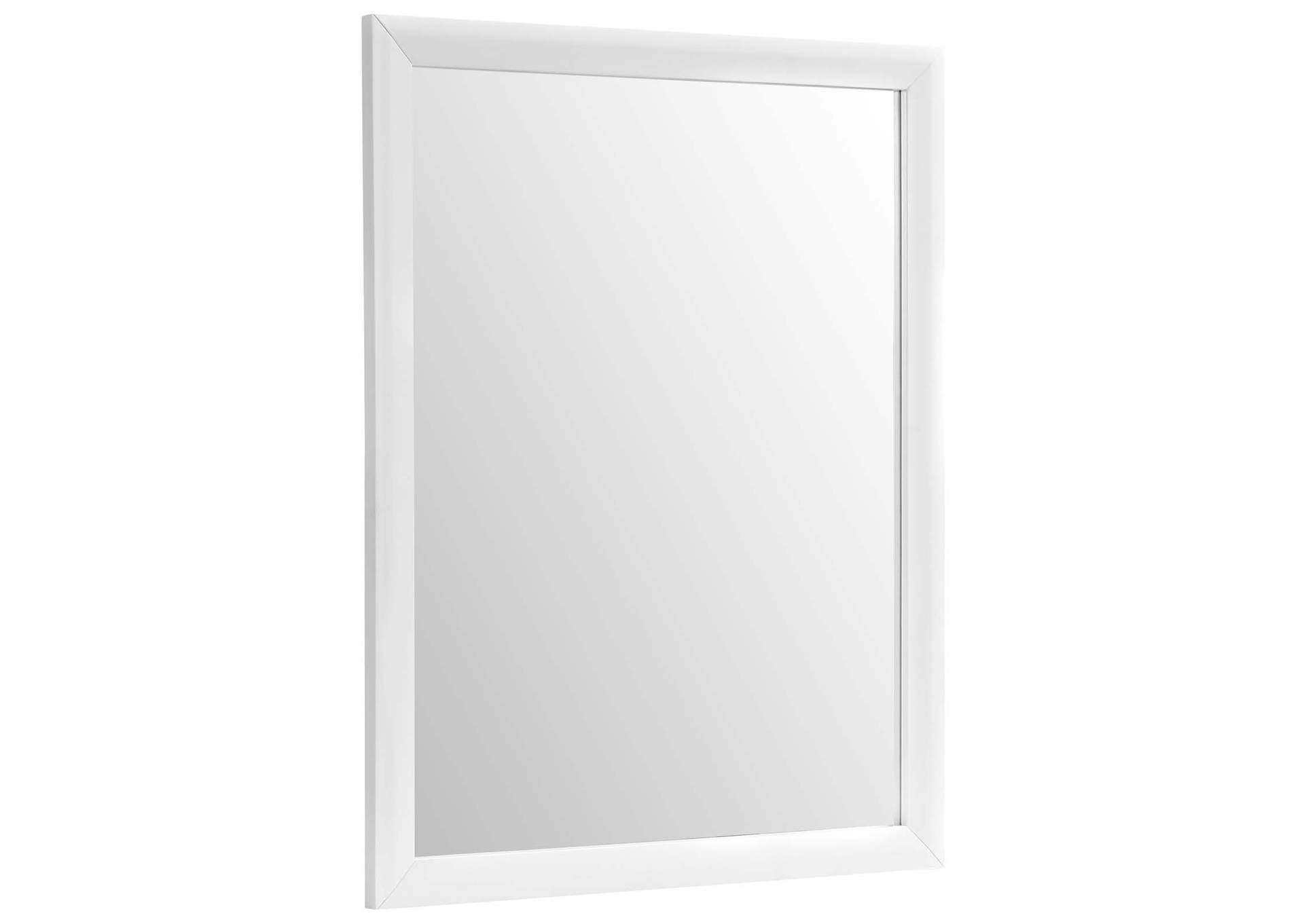 Tracy White Mirror,Modway
