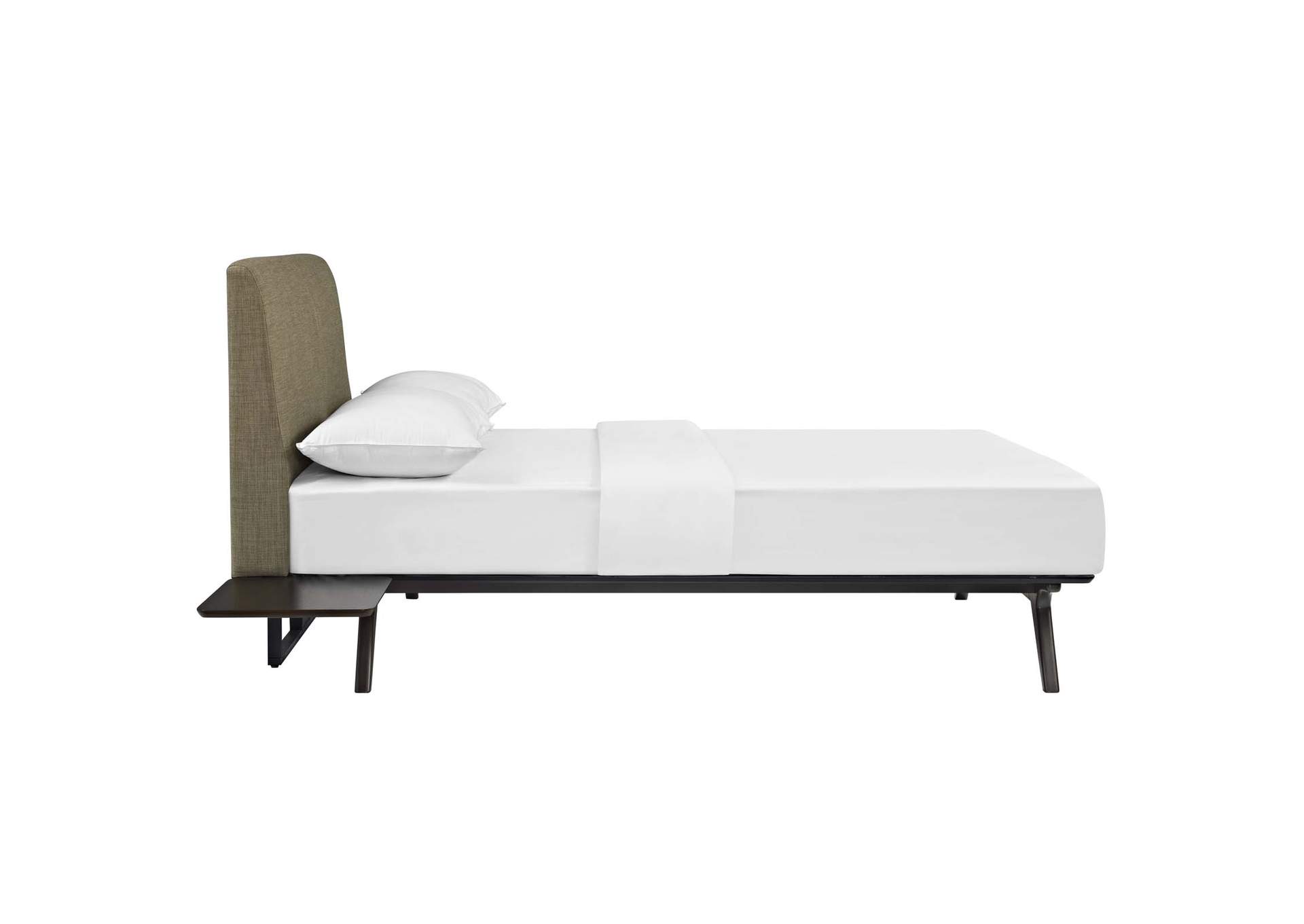 Cappuccino Latte Tracy 3 Piece Queen Bedroom Set,Modway