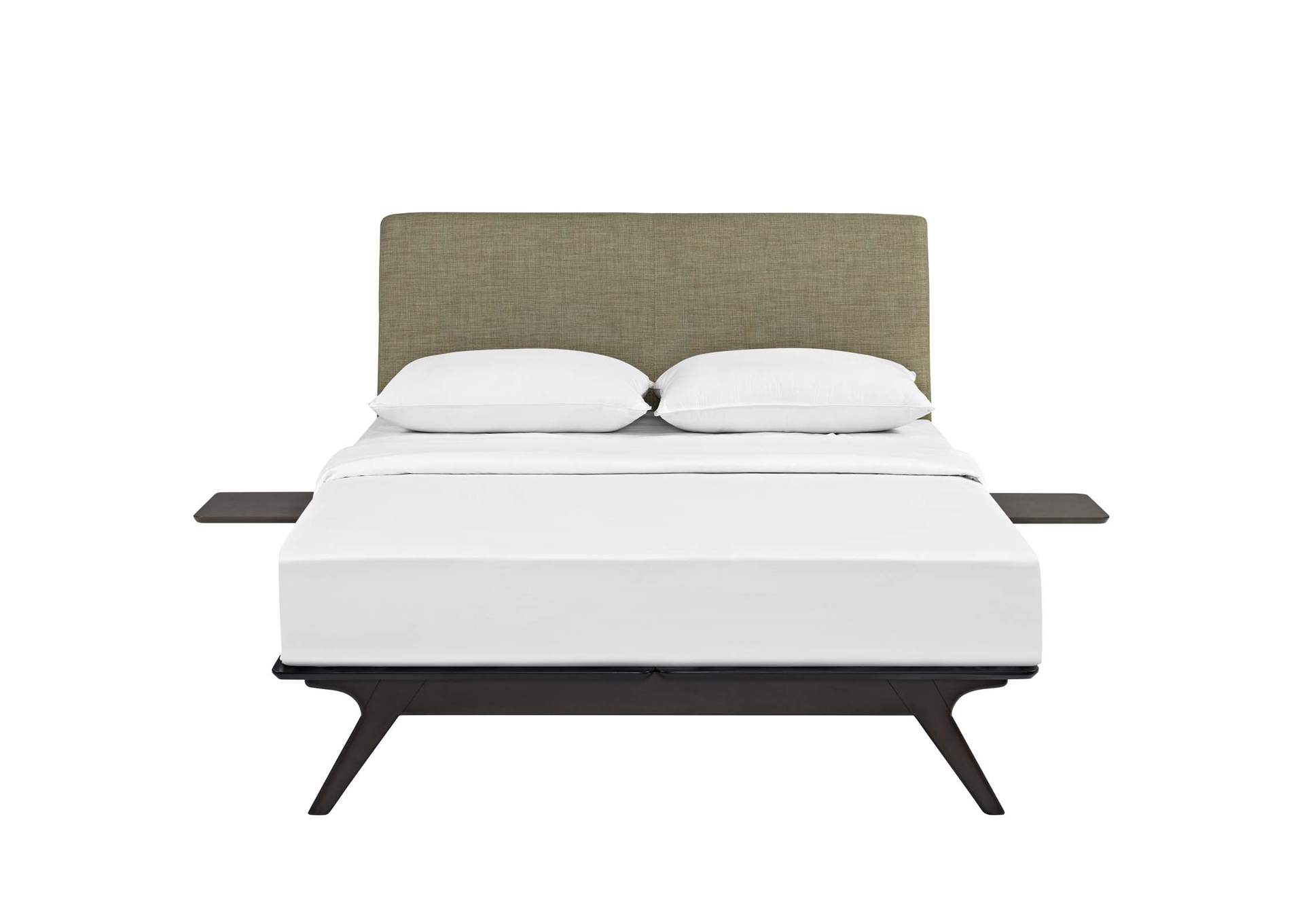 Cappuccino Latte Tracy 3 Piece Queen Bedroom Set,Modway