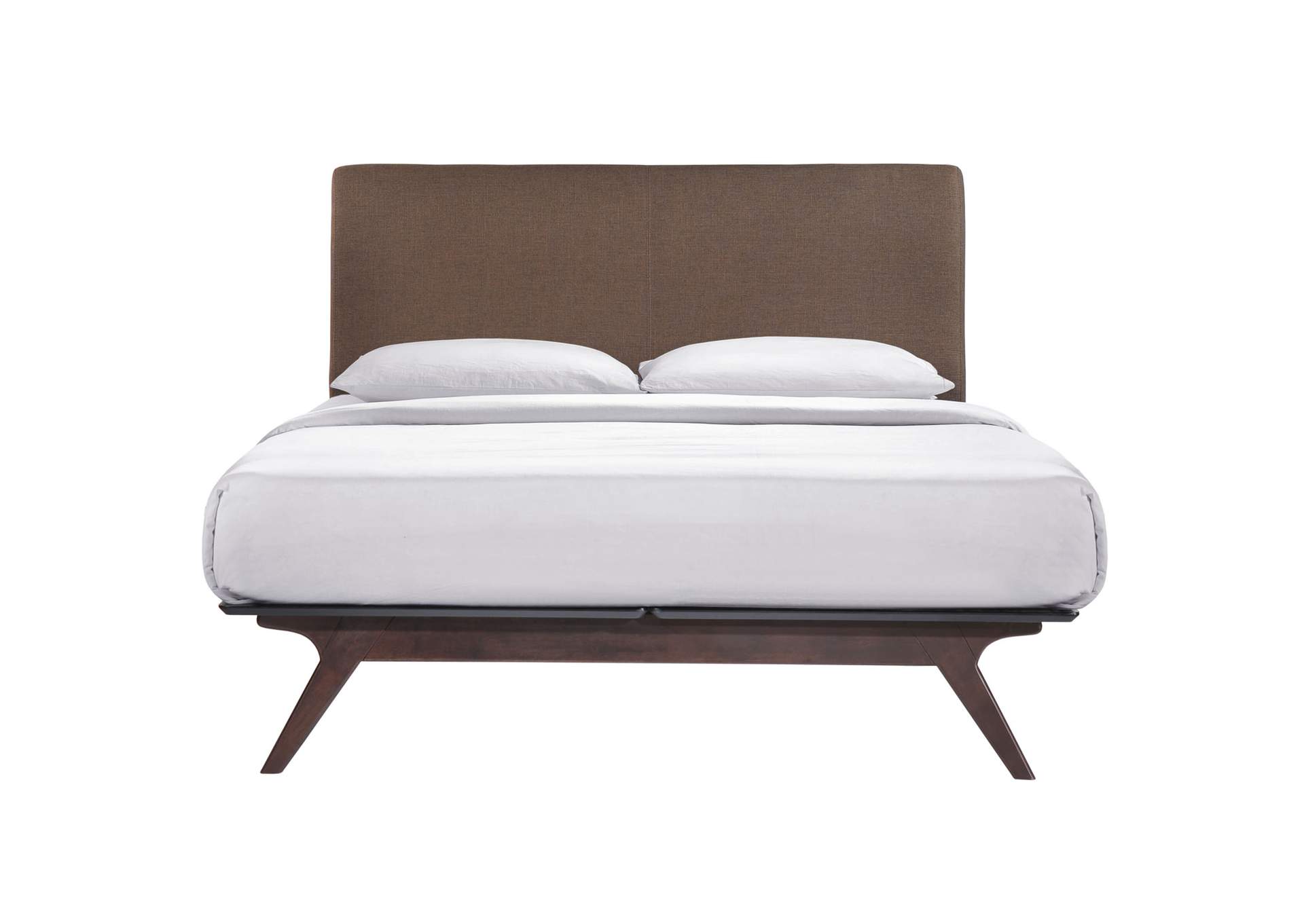 Cappuccino Brown Tracy 2 Piece Queen Bedroom Set,Modway