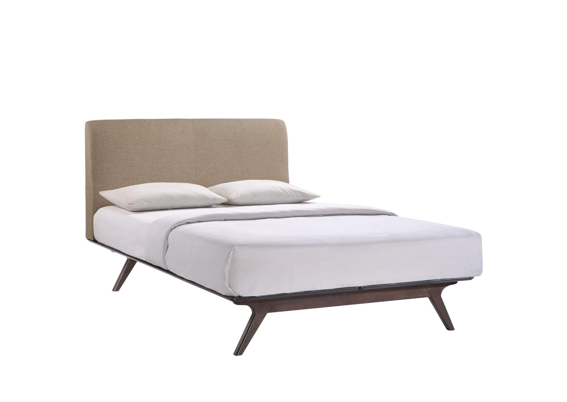 Cappuccino Latte Tracy 2 Piece Queen Bedroom Set,Modway