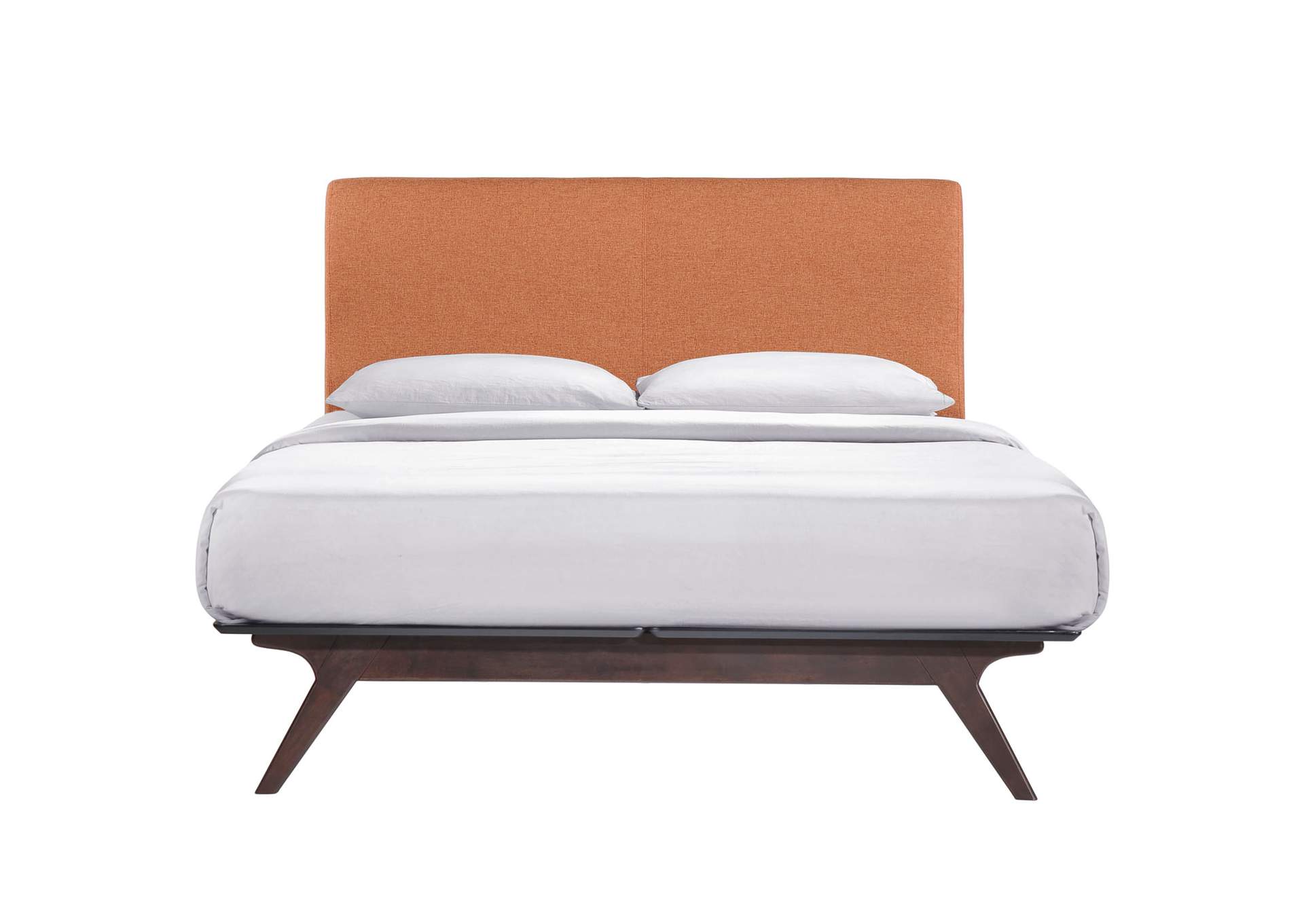 Cappuccino Orange Tracy 2 Piece Queen Bedroom Set,Modway