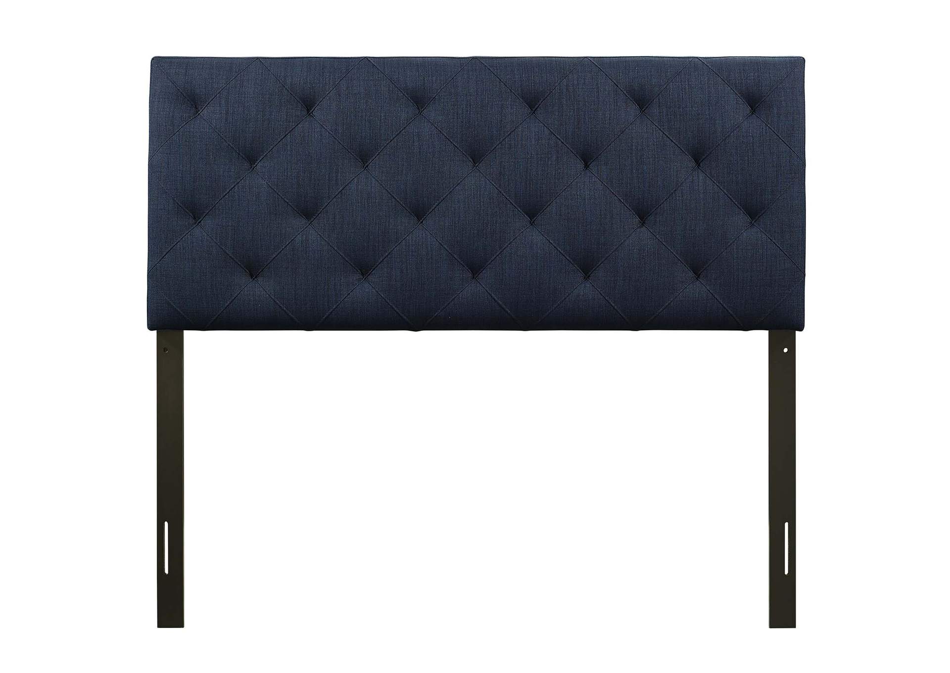 Theodore Navy Full Upholstered Fabric Headboard,Modway