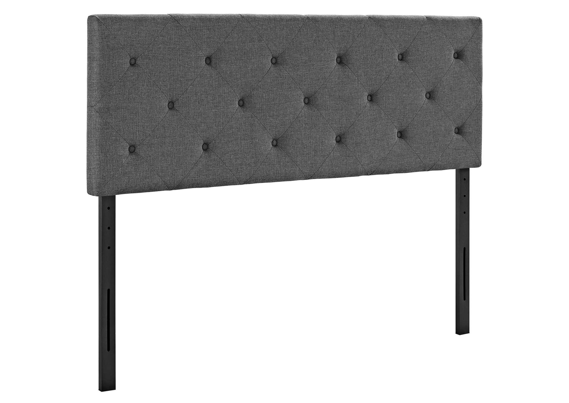 Terisa Gray King Upholstered Fabric Headboard,Modway