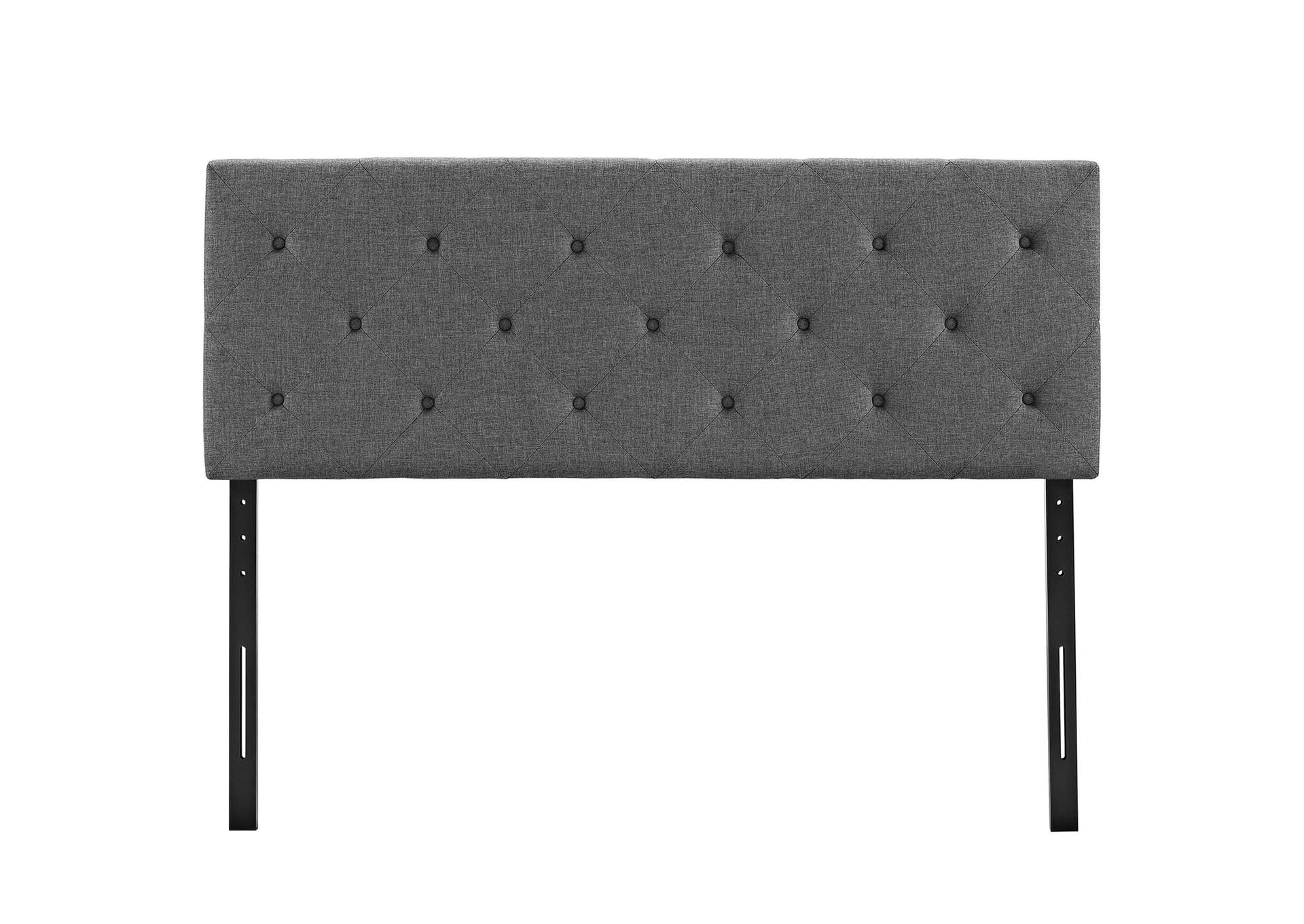 Terisa Gray King Upholstered Fabric Headboard,Modway