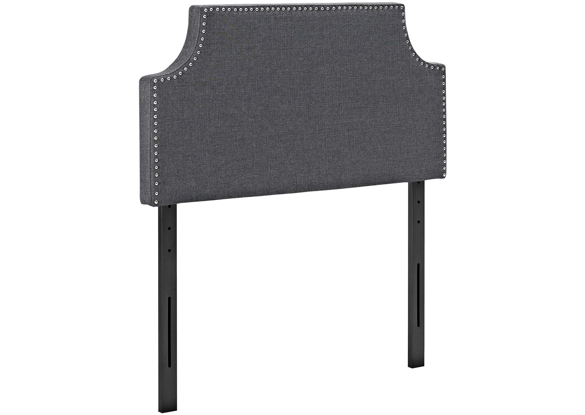 Laura Gray Twin Upholstered Fabric Headboard,Modway