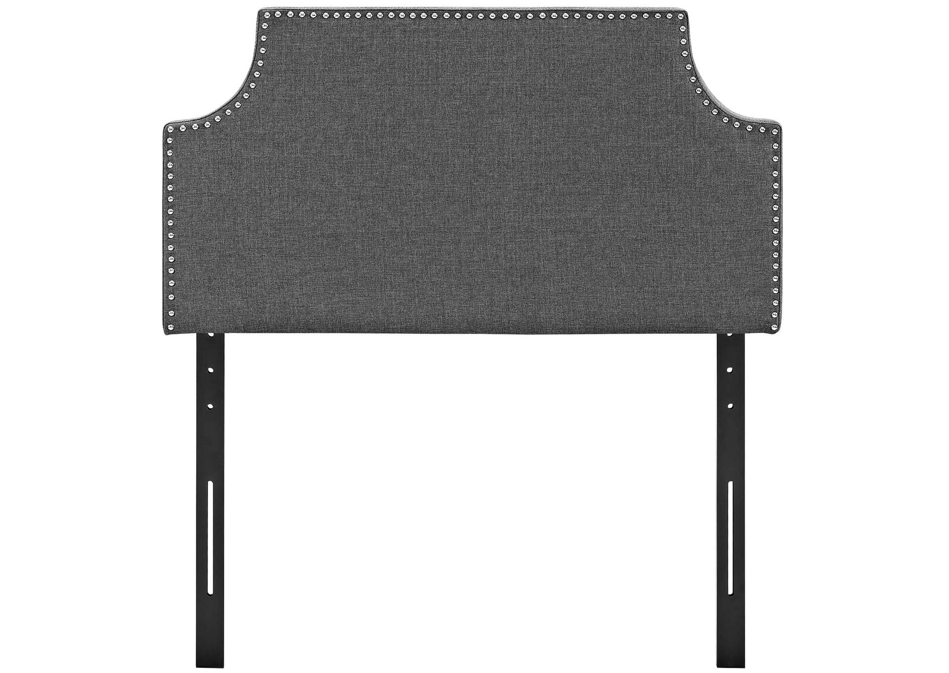 Laura Gray Twin Upholstered Fabric Headboard,Modway