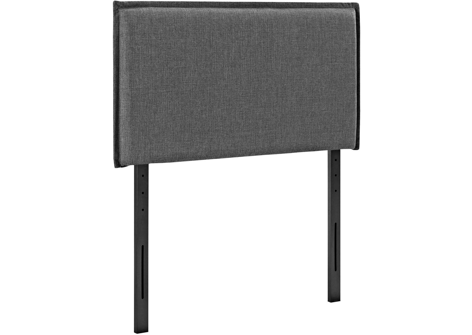 Camille Gray Twin Upholstered Fabric Headboard,Modway