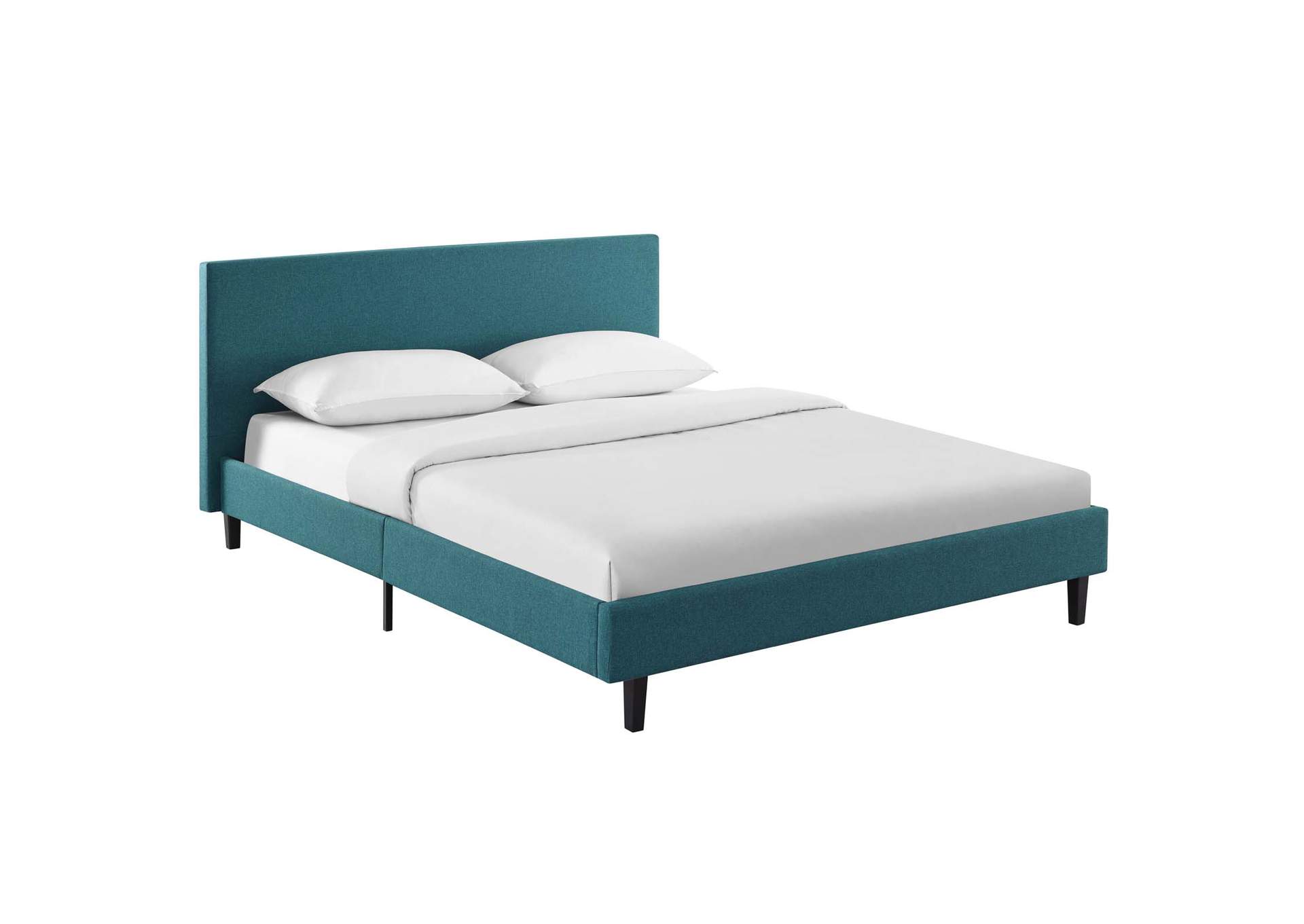 Teal Anya Full Bed - Fabric,Modway