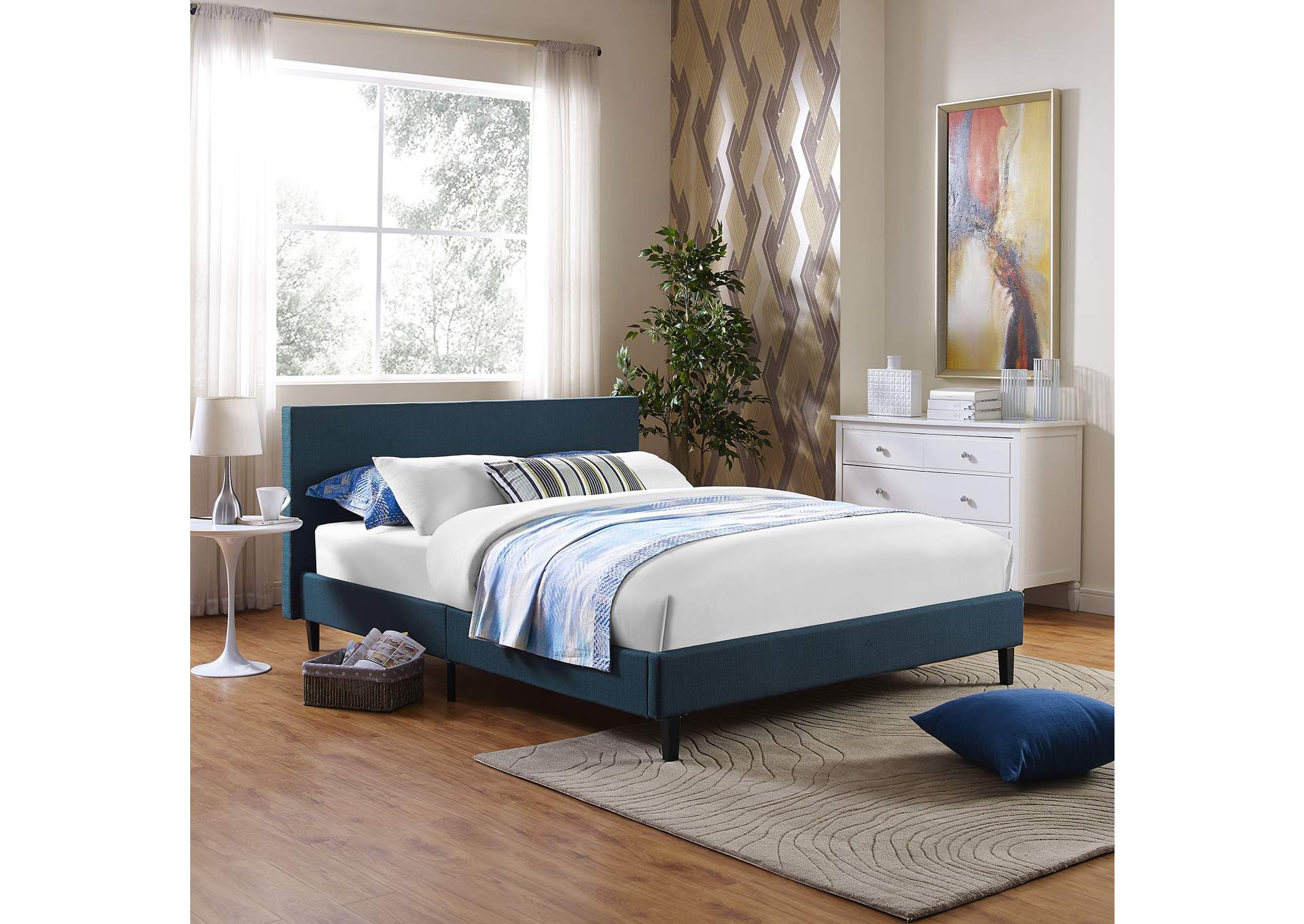 Azure Anya Queen Bed,Modway
