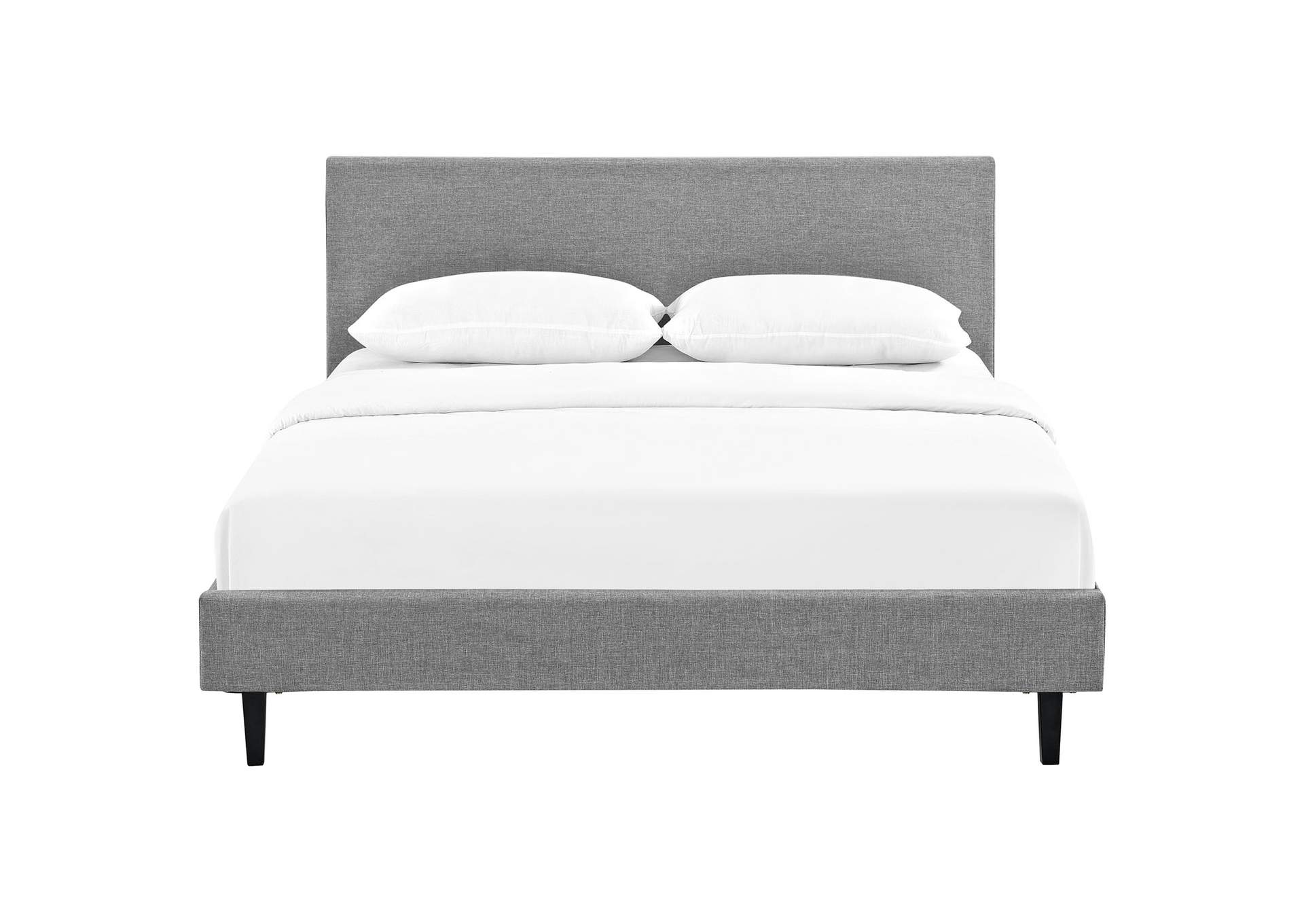 Light Gray Anya Queen Bed,Modway