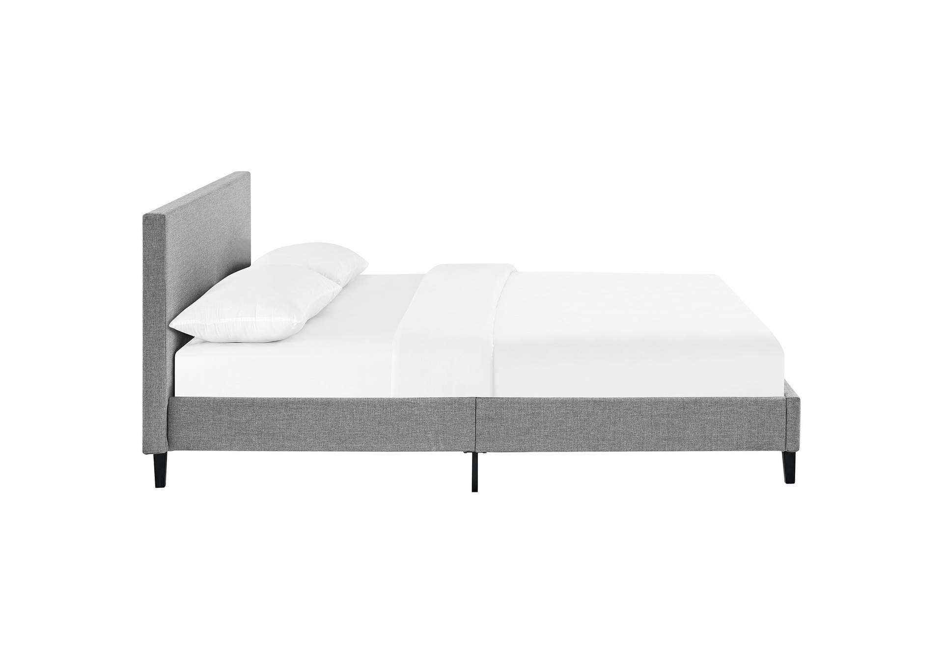 Light Gray Anya Queen Bed,Modway