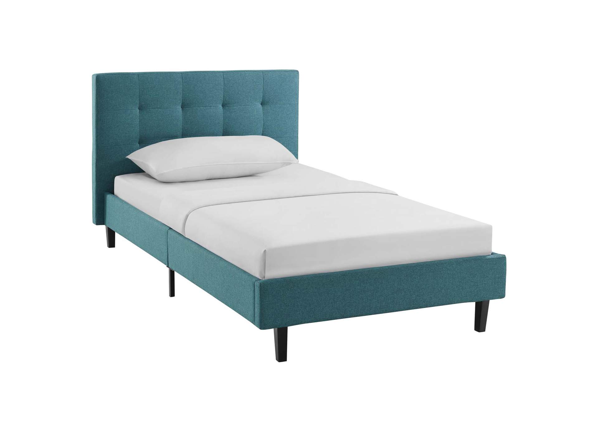 Teal Linnea Twin Bed,Modway