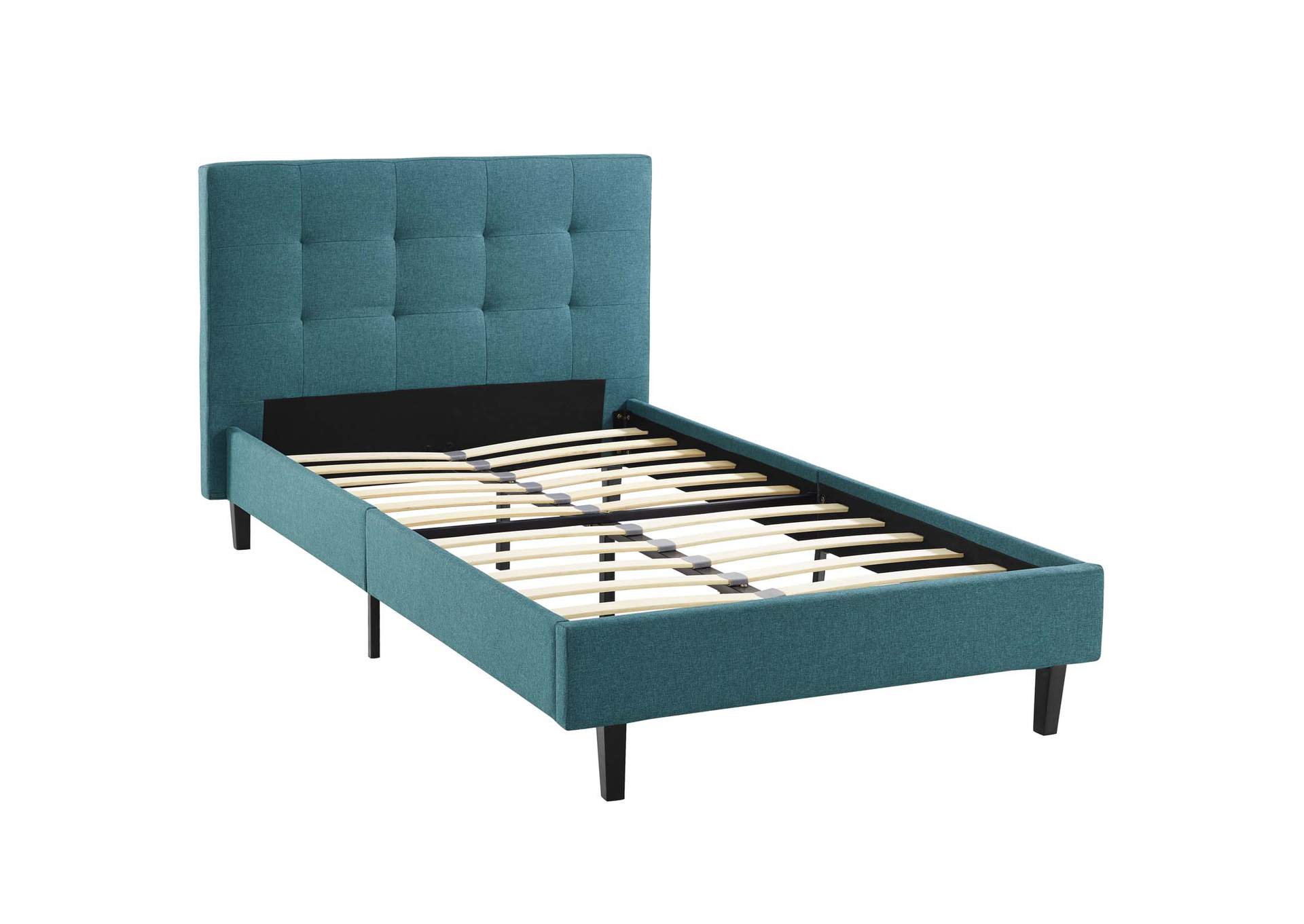 Teal Linnea Twin Bed,Modway