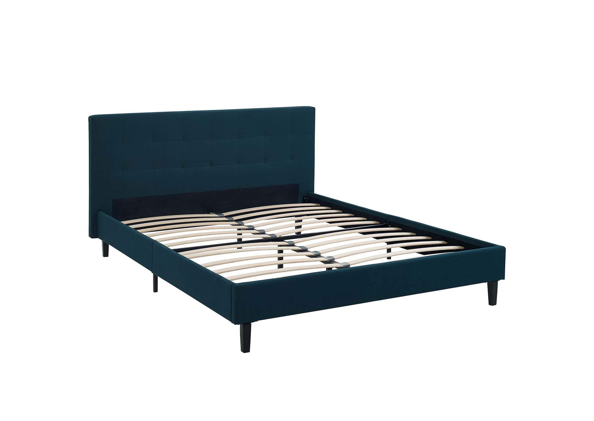 Azure Linnea Queen Bed - Fabric,Modway