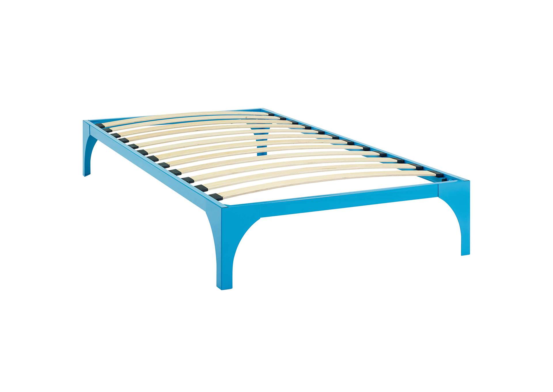 Light Blue Ollie Twin Bed Frame,Modway