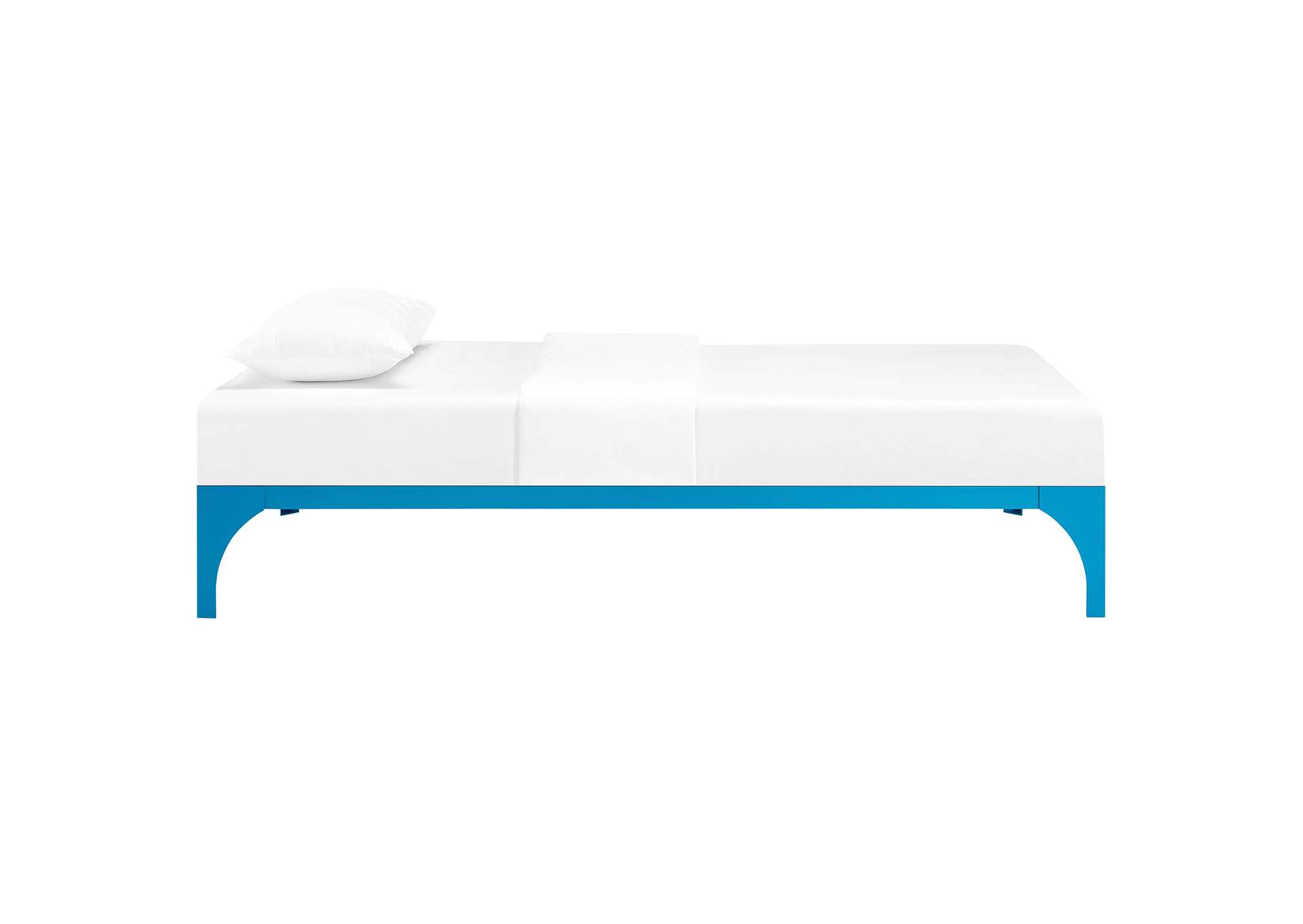 Light Blue Ollie Twin Bed Frame,Modway