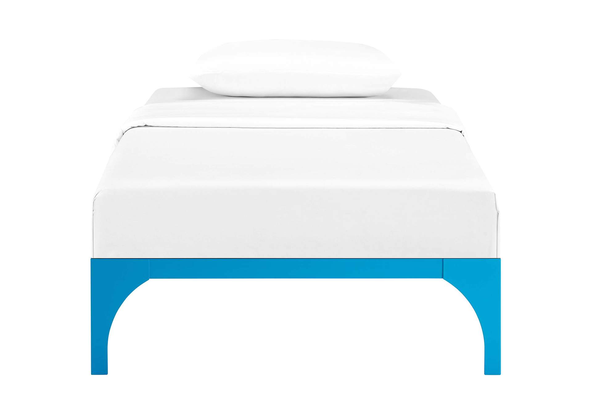 Light Blue Ollie Twin Bed Frame,Modway